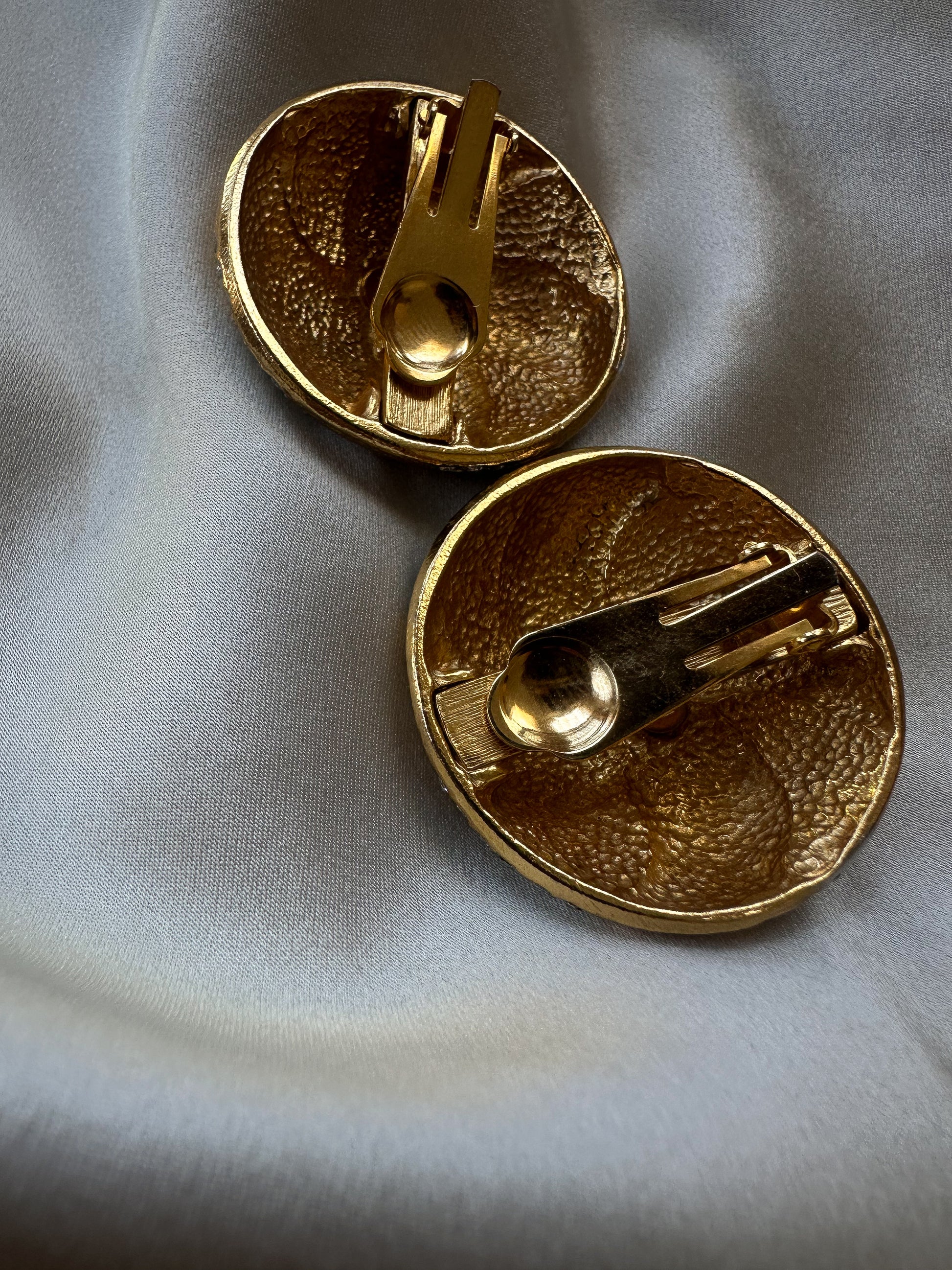 Golden Swirl Earrings|Vintage Baazaar 