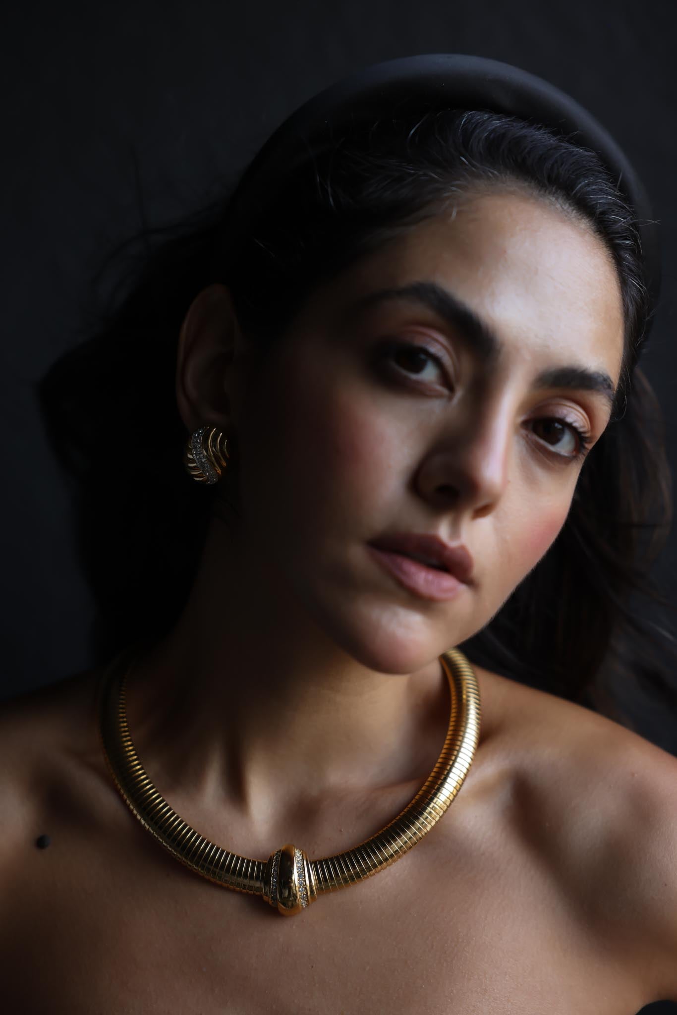 Vintage Chunky Omega Necklce|Vintage Baazaar 