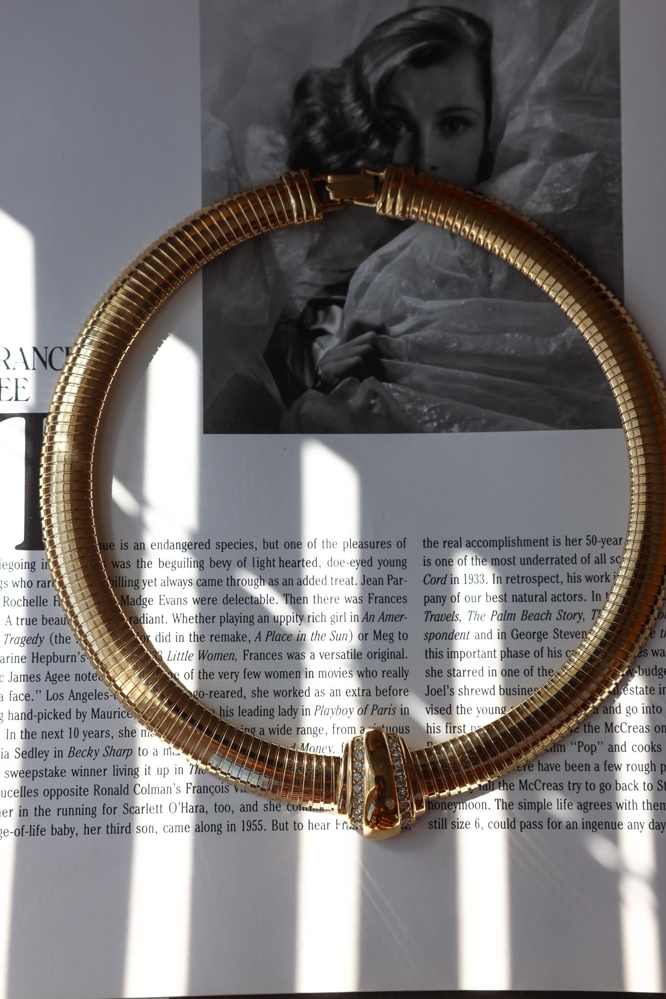 Vintage Chunky Omega Necklce|Vintage Baazaar 