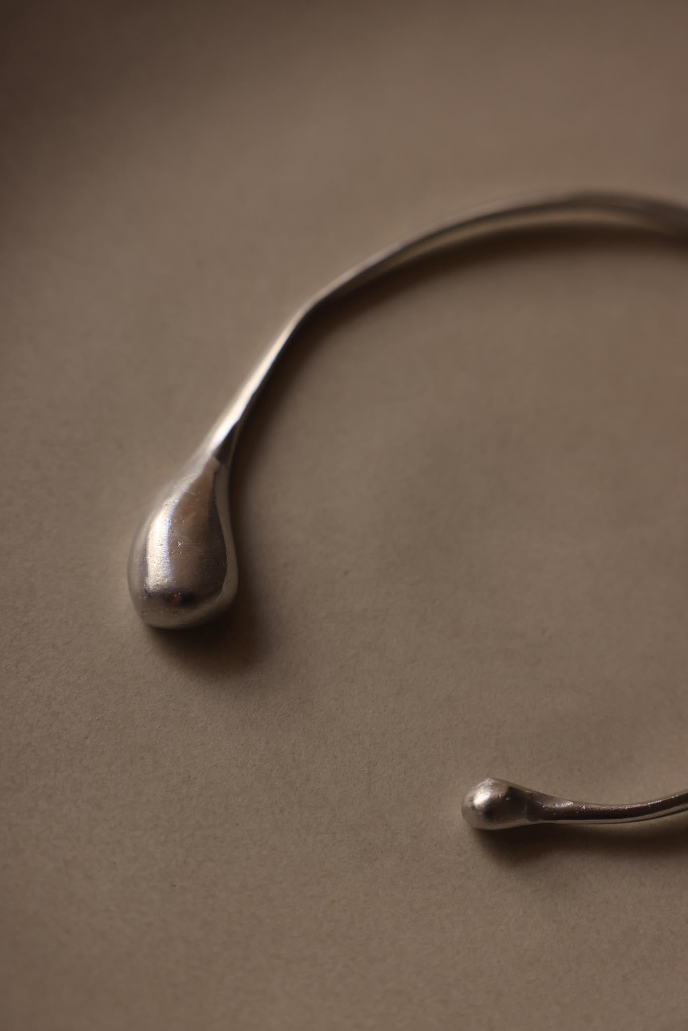 Sculptural Aluminum Drop-End Necklace ( Non-Vintage)|Vintage Baazaar 
