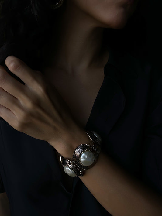 Baroque Pearl Bracelet|Vintage Baazaar 