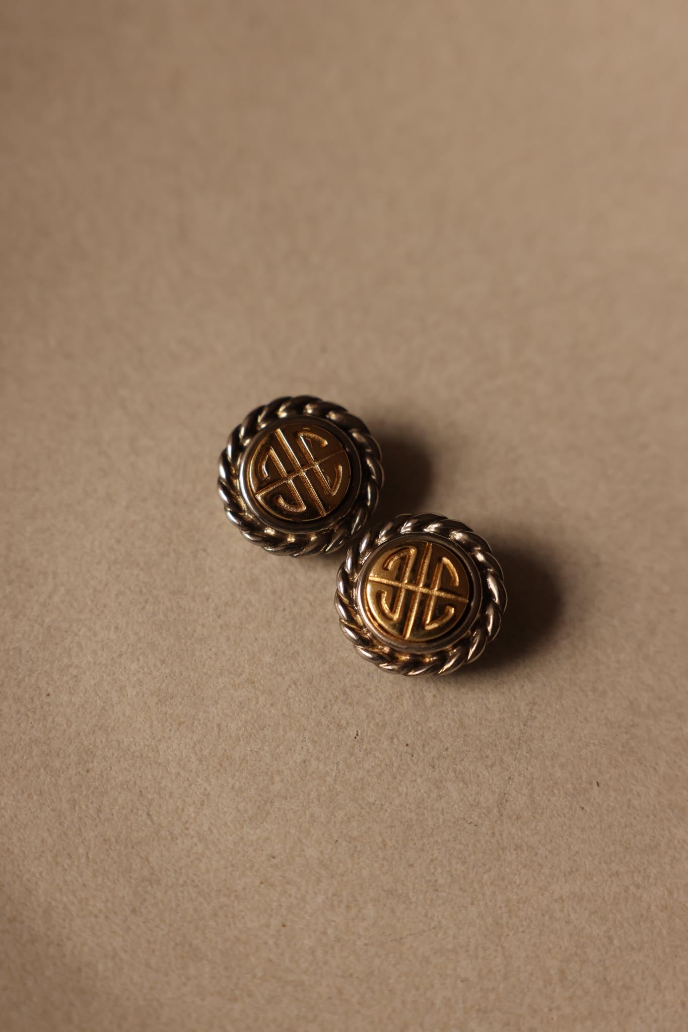 Givenchy Two-Tone Rope Clip-On Earrings