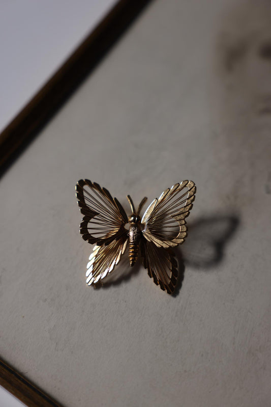 Monet Butterfly Brooch