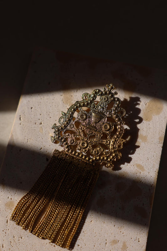 Ornate Tassel Brooch