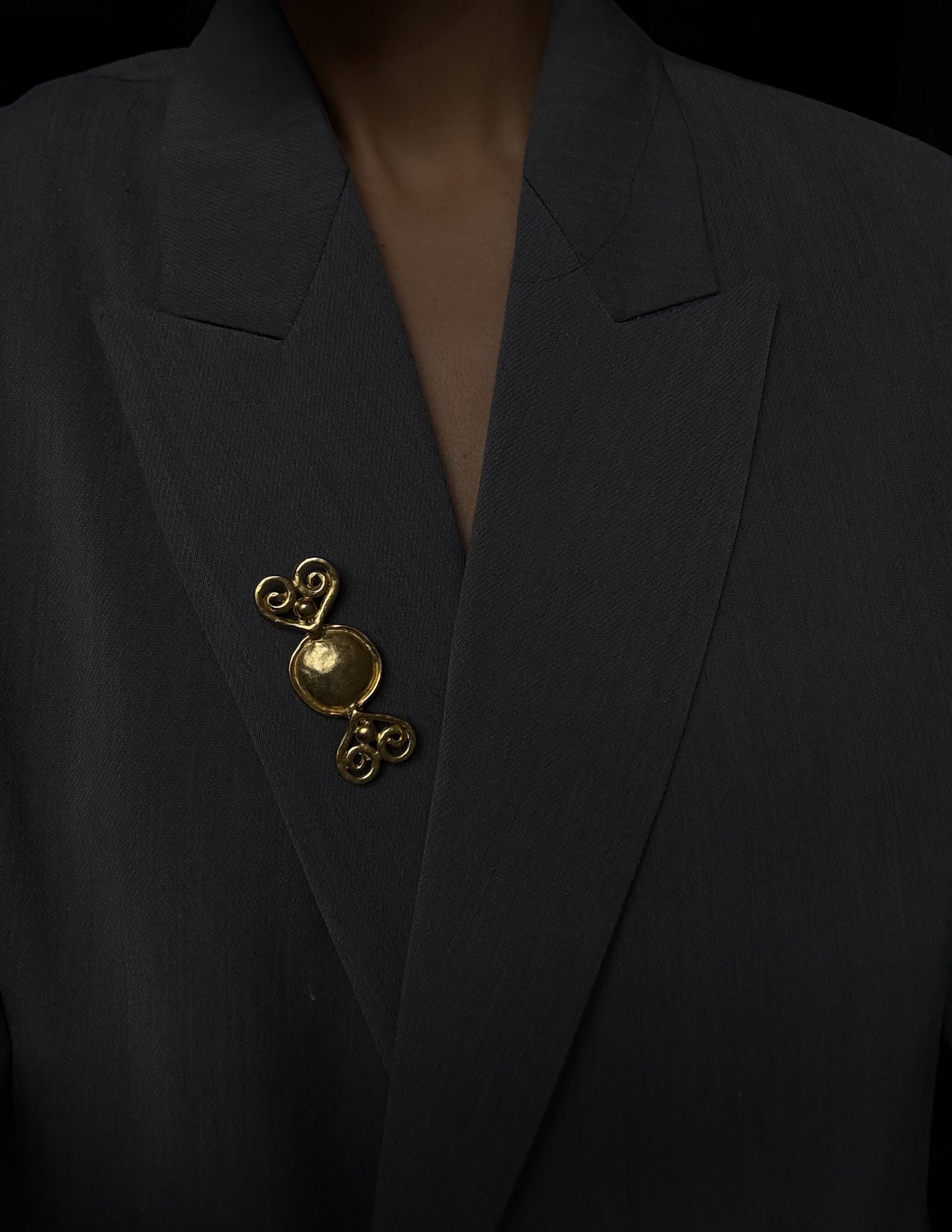 Robert Lee Morris Earrings & Abstract Brooch Set|Vintage Baazaar 