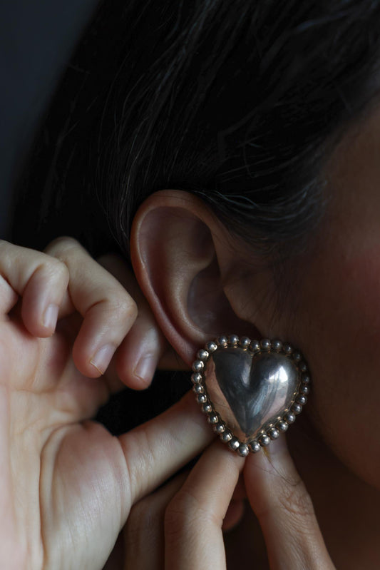 Sterling Silver Heart Earrings
