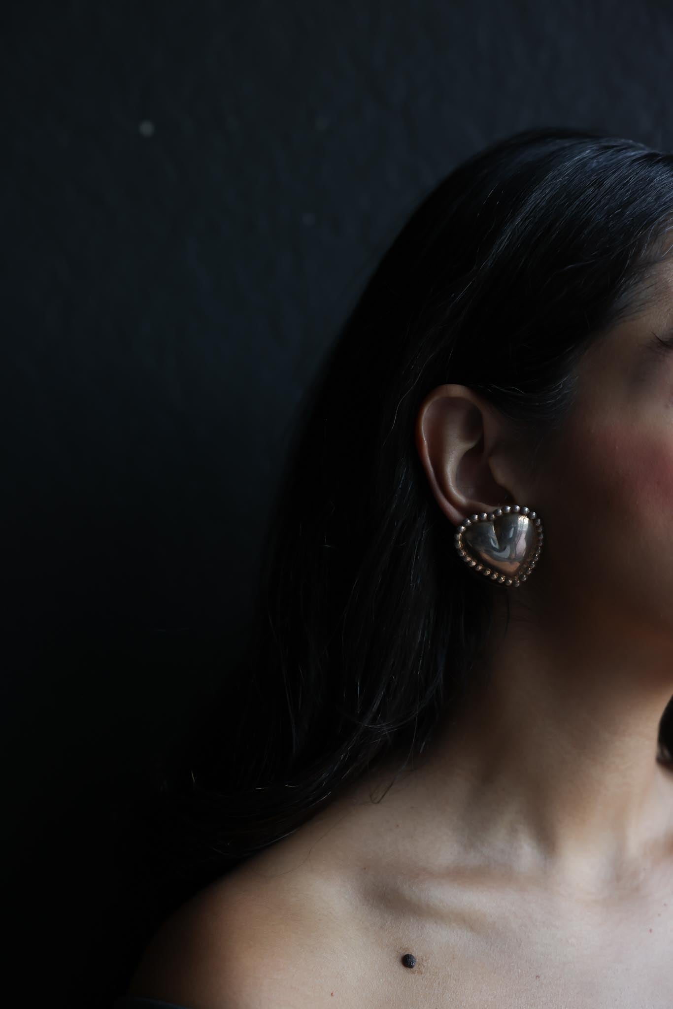 Sterling Silver Heart Earrings