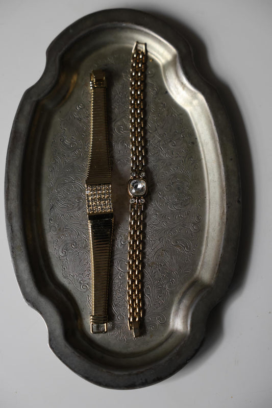 Gold-Toned Bracelets - Trifari and Gold-Filled|Vintage Baazaar 