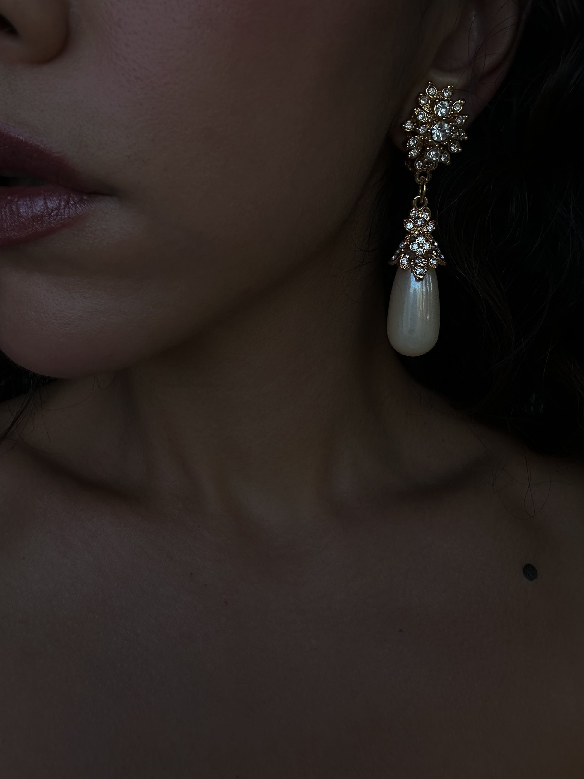 Opulent Pearl Drops|Vintage Baazaar 