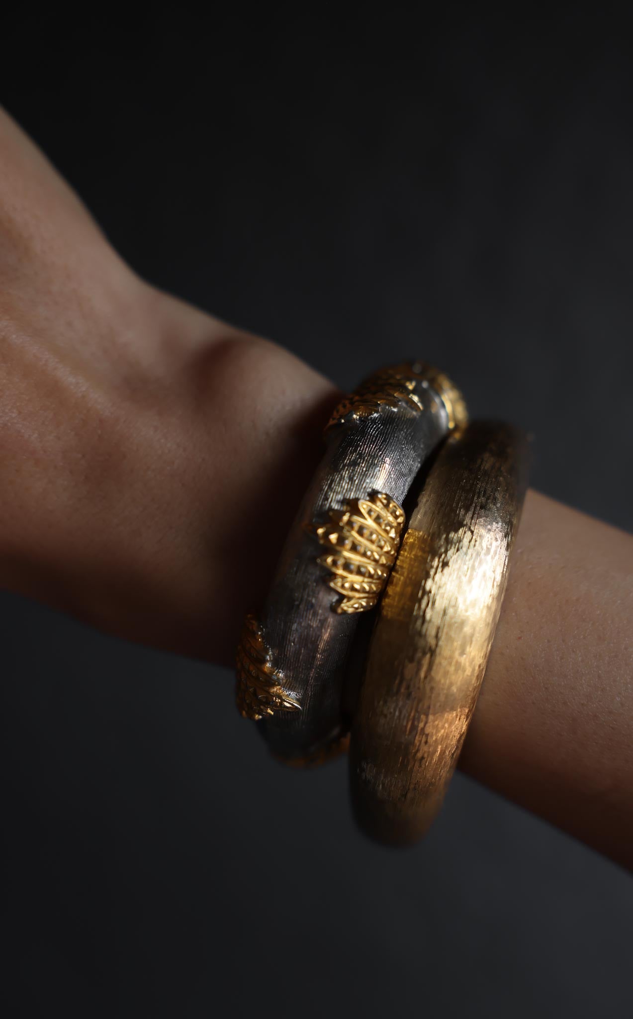 MONET Gold-Plated Bangle|Vintage Baazaar 