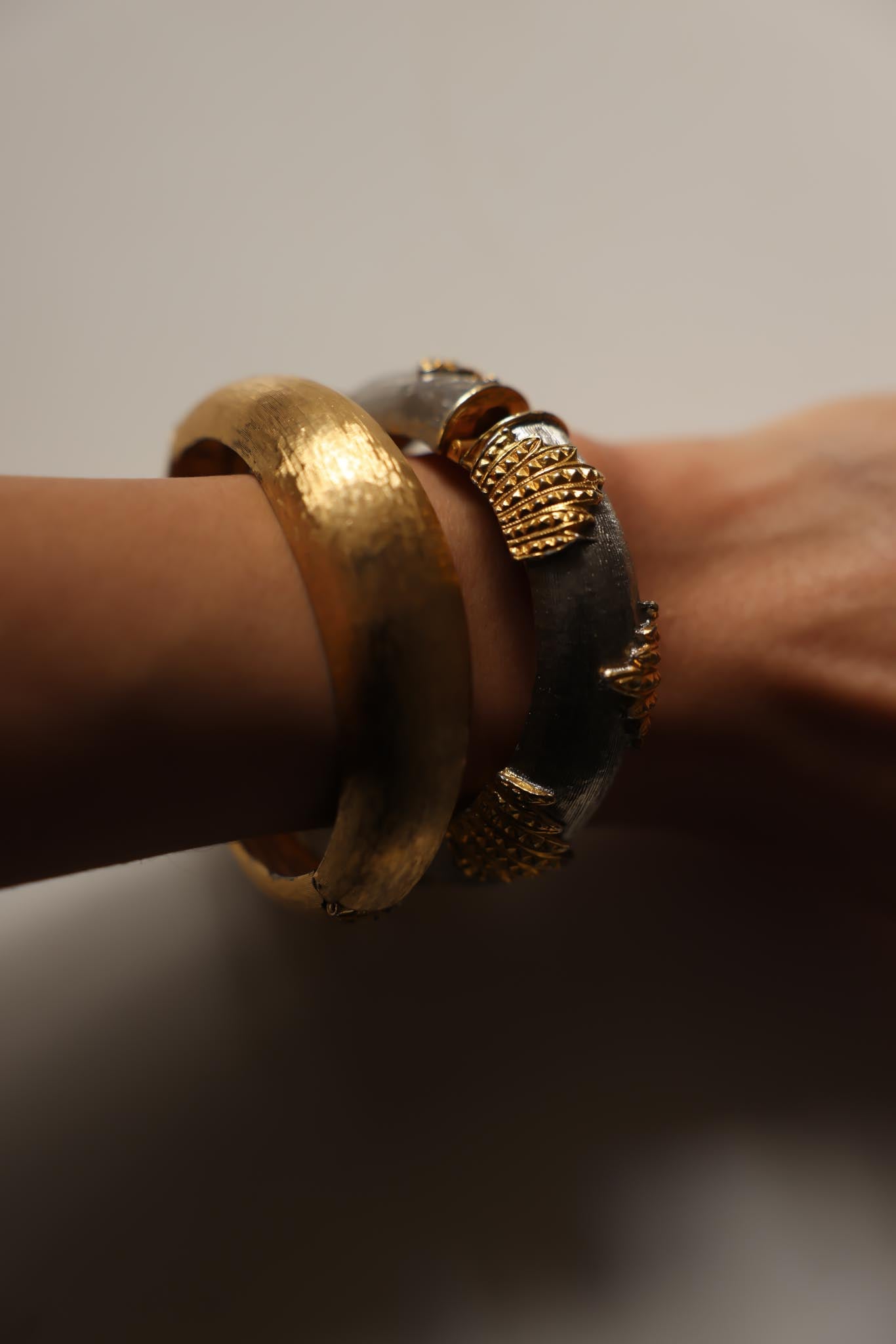 MONET Gold-Plated Bangle|Vintage Baazaar 