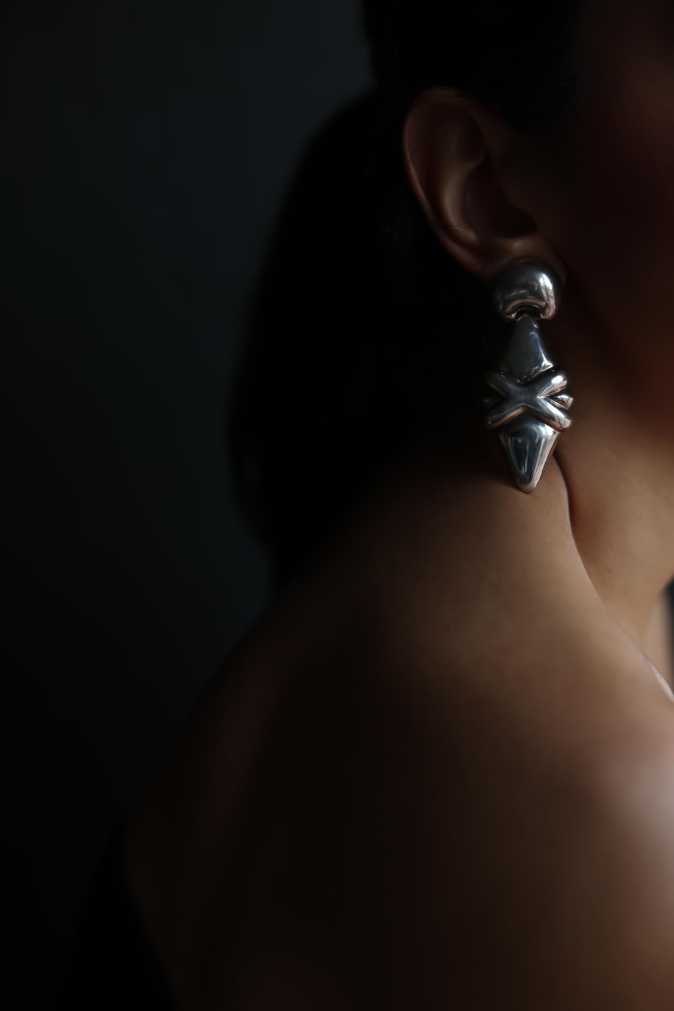 Sterling Silver Statement Earrings|Vintage Baazaar 