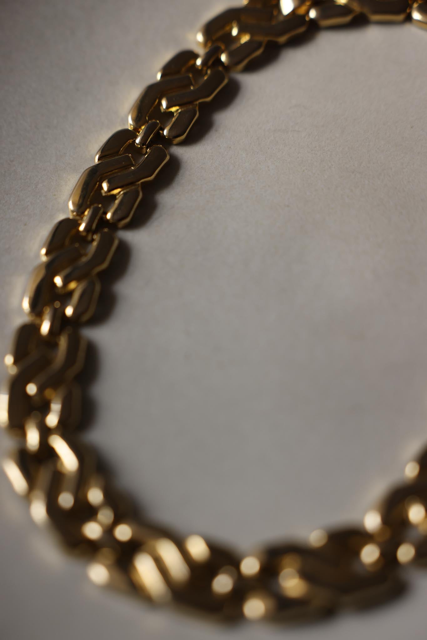 Bold Gold Chain Necklace|Vintage Baazaar 