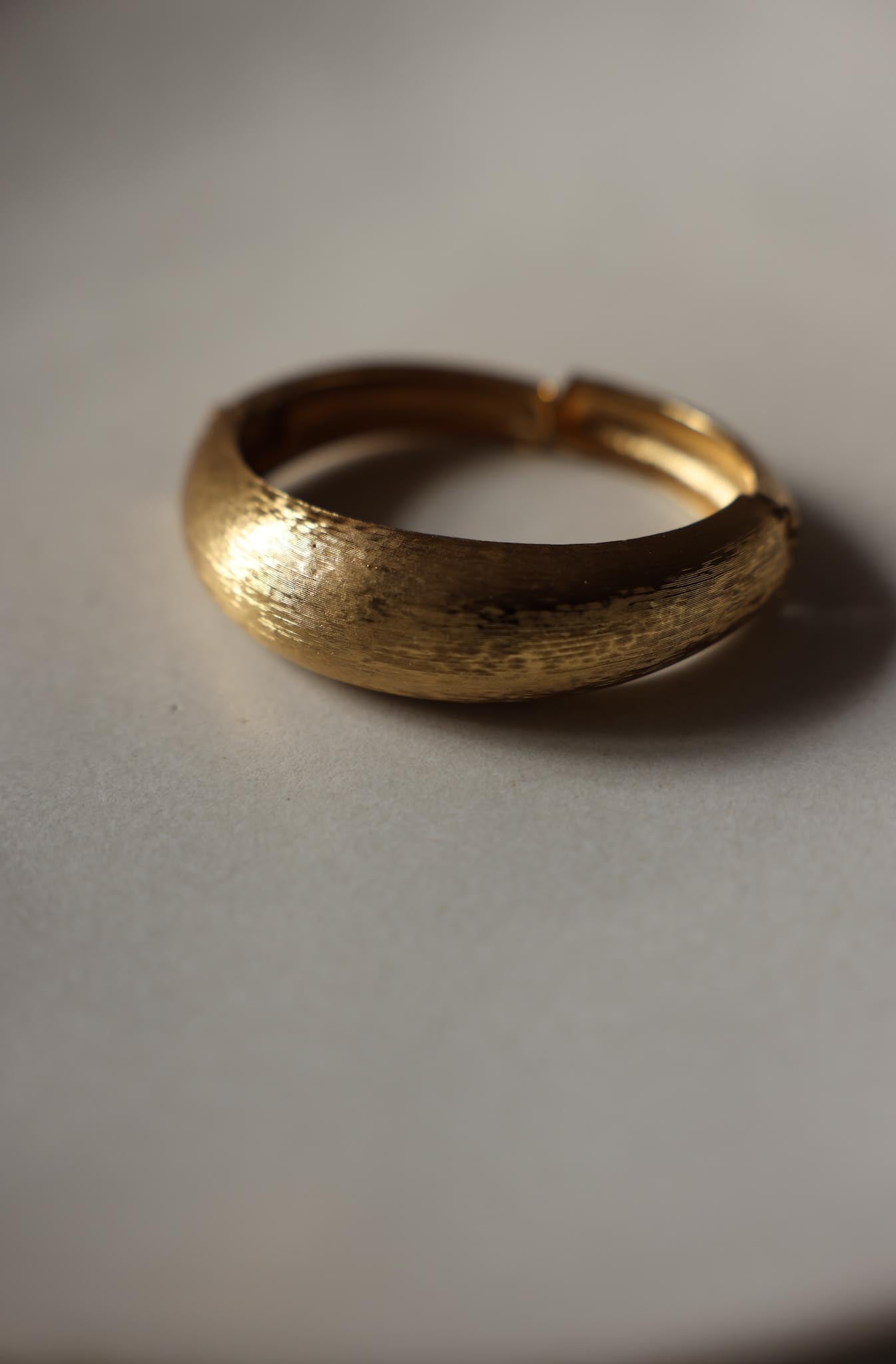 MONET Gold-Plated Bangle|Vintage Baazaar 