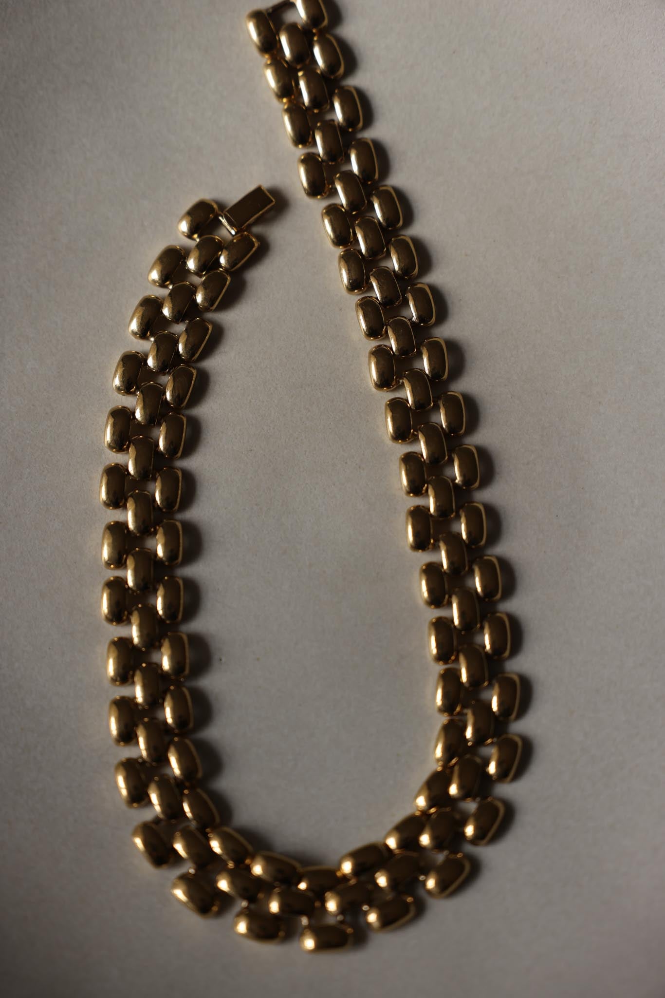 Golden Links Statement Necklace|Vintage Baazaar 
