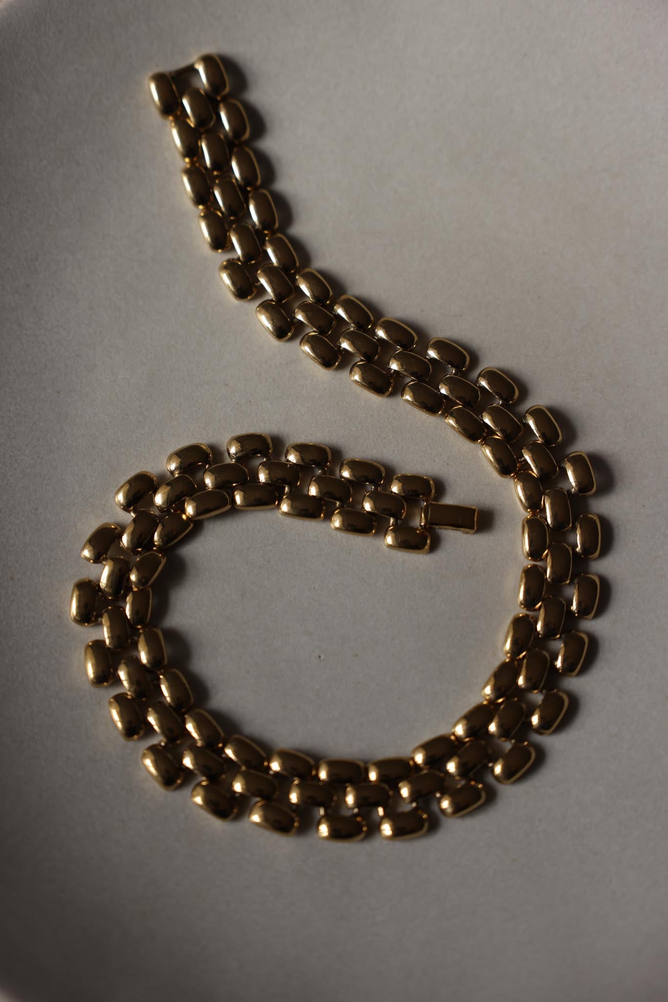 Golden Links Statement Necklace|Vintage Baazaar 
