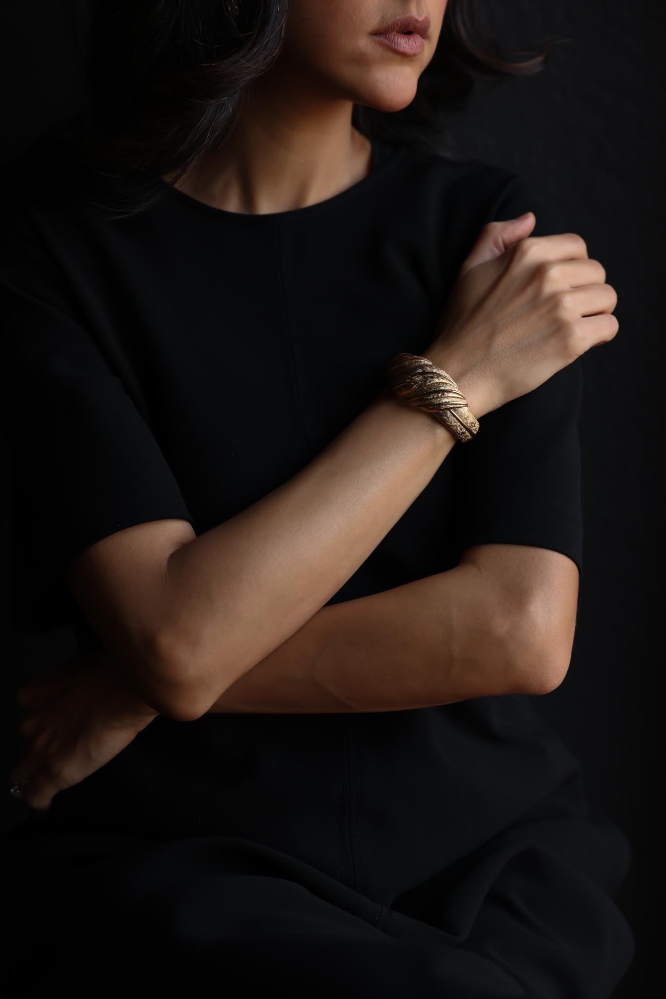 Waltham Gold-Tone Mechanical Bracelet Watch|Vintage Baazaar 