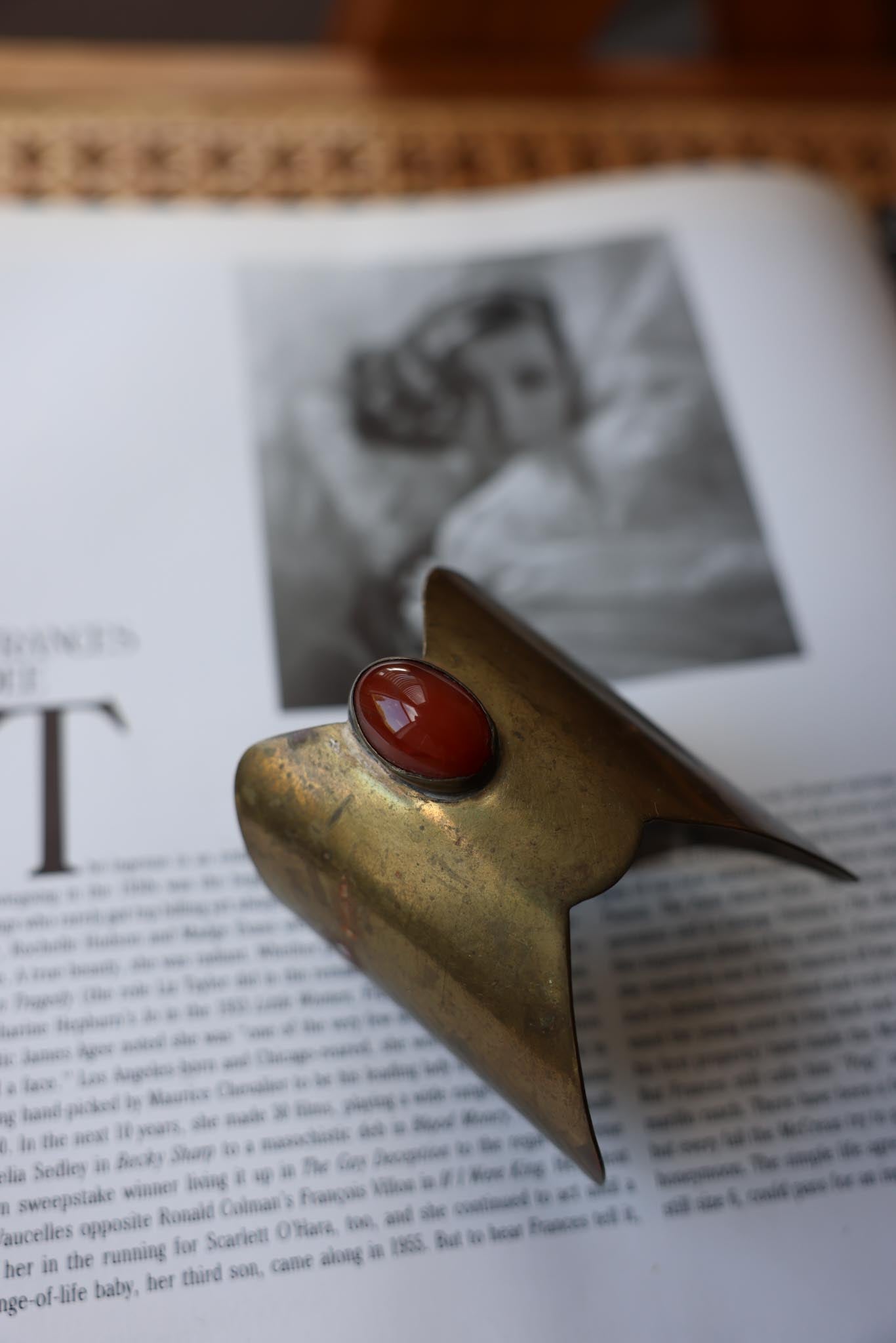 Desert Sun Brass Cuff|Vintage Baazaar 