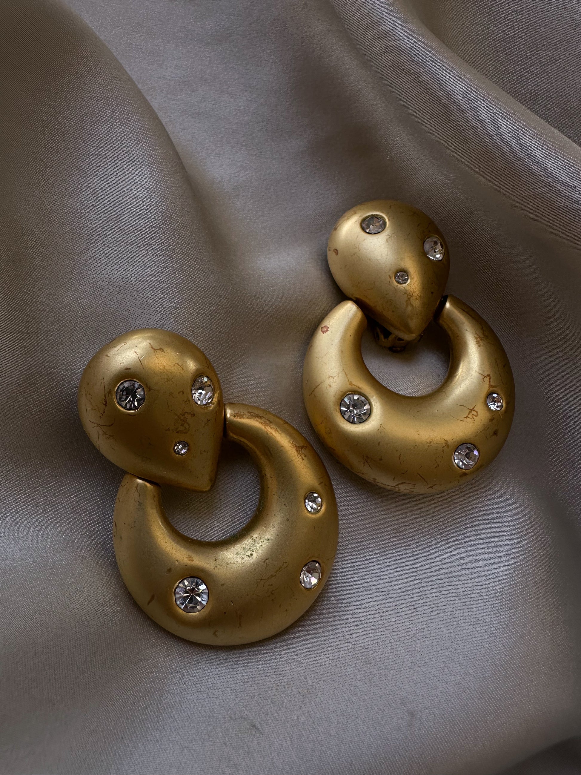 Gilded Galaxy Earrings|Vintage Baazaar 
