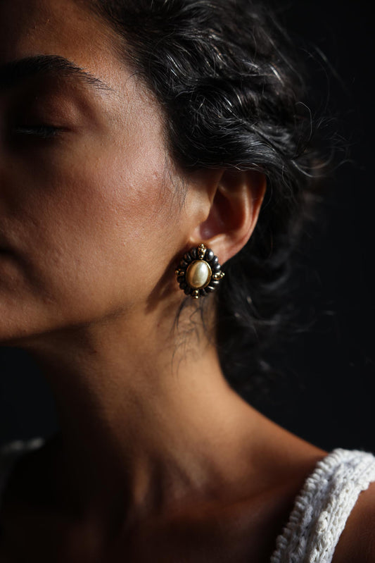 Vintage Two tone Pearls|Vintage Baazaar 
