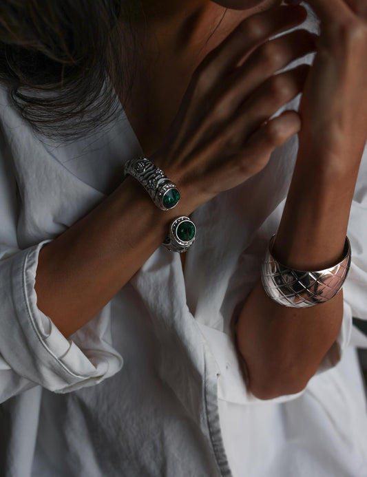 Zebra Elegance Rhinestone Bracelet|Vintage Baazaar 