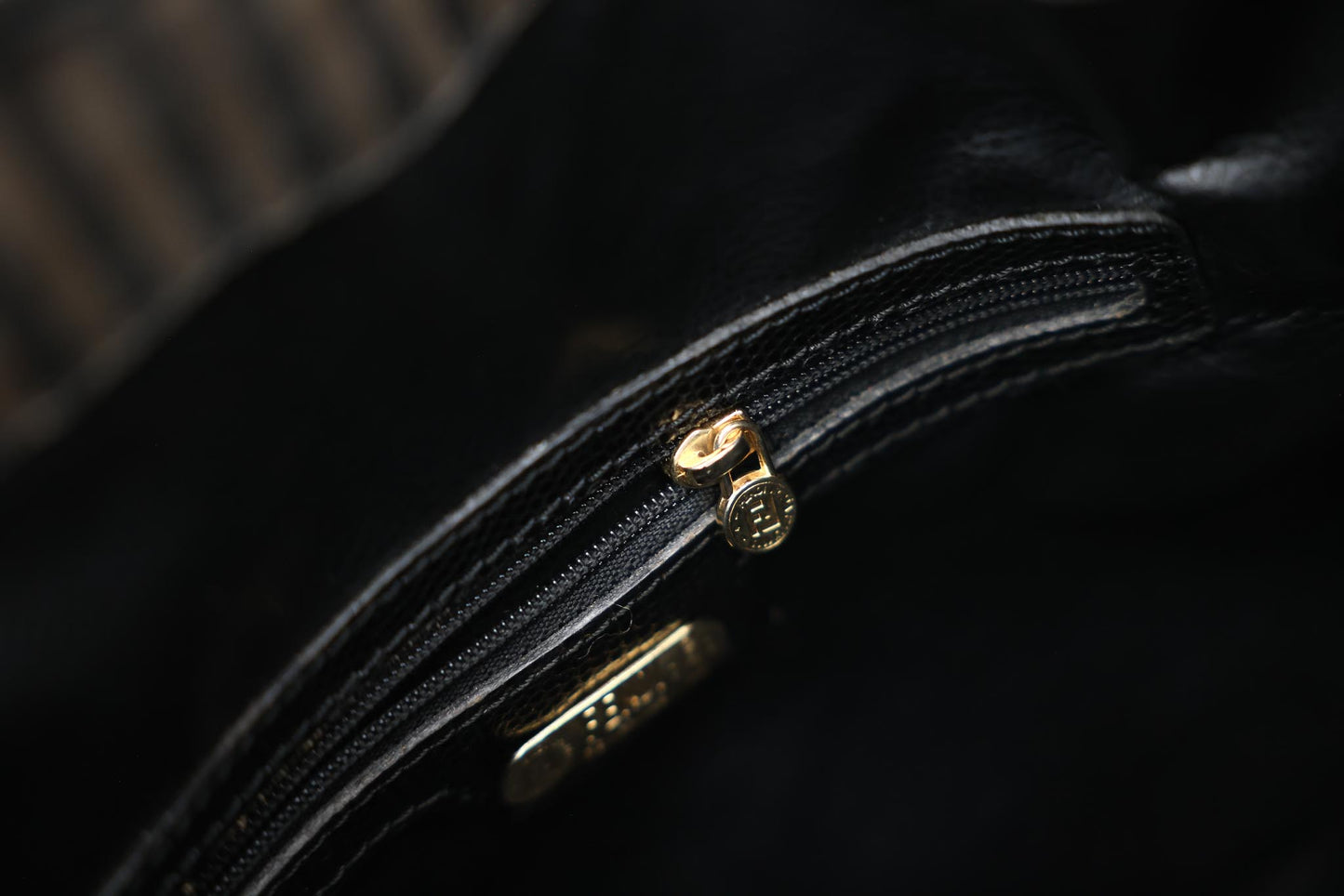 Vintage Fendi Striped Bucket Bag|Vintage Baazaar 