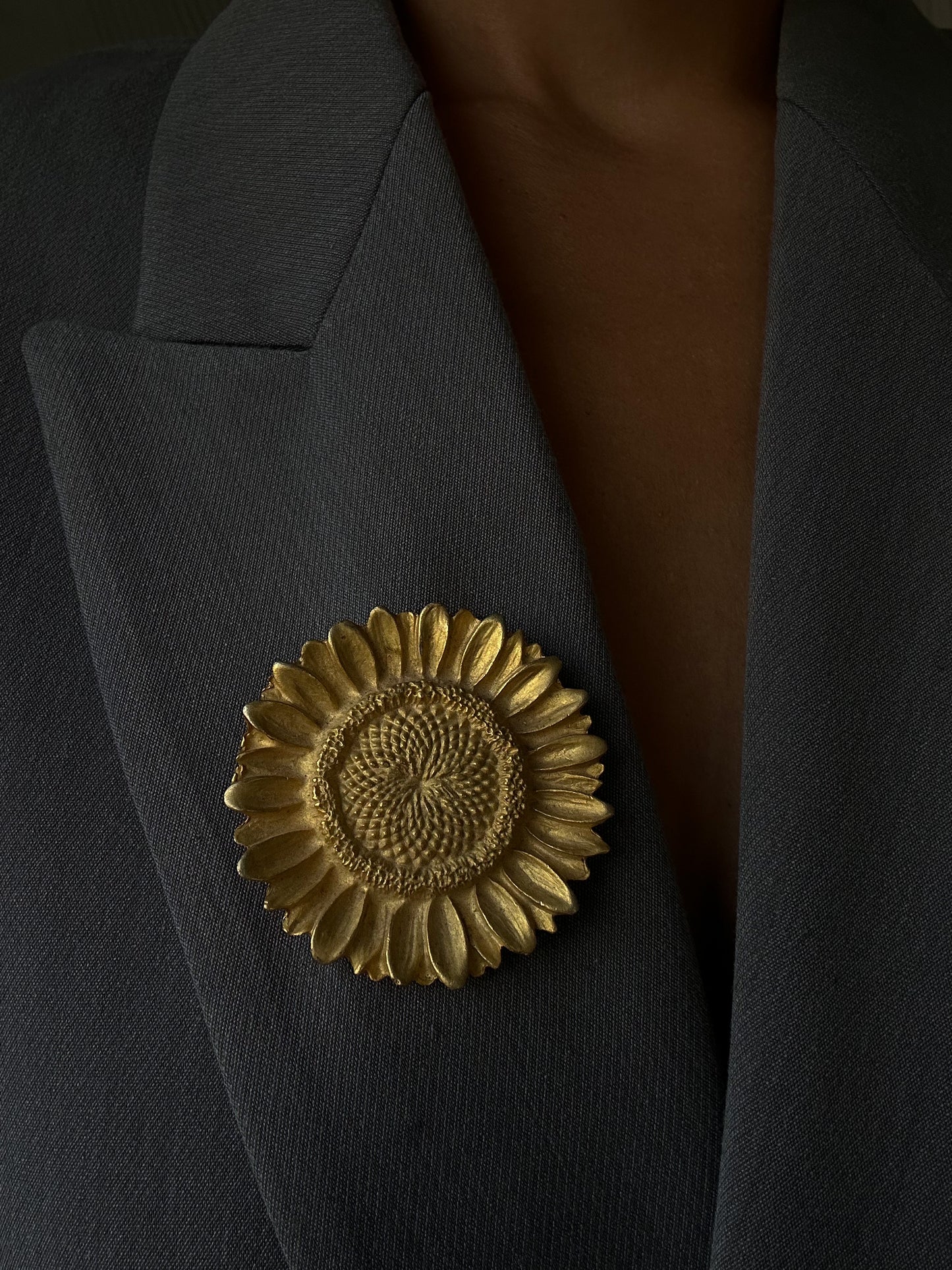 Sunflower Brooch|Vintage Baazaar 