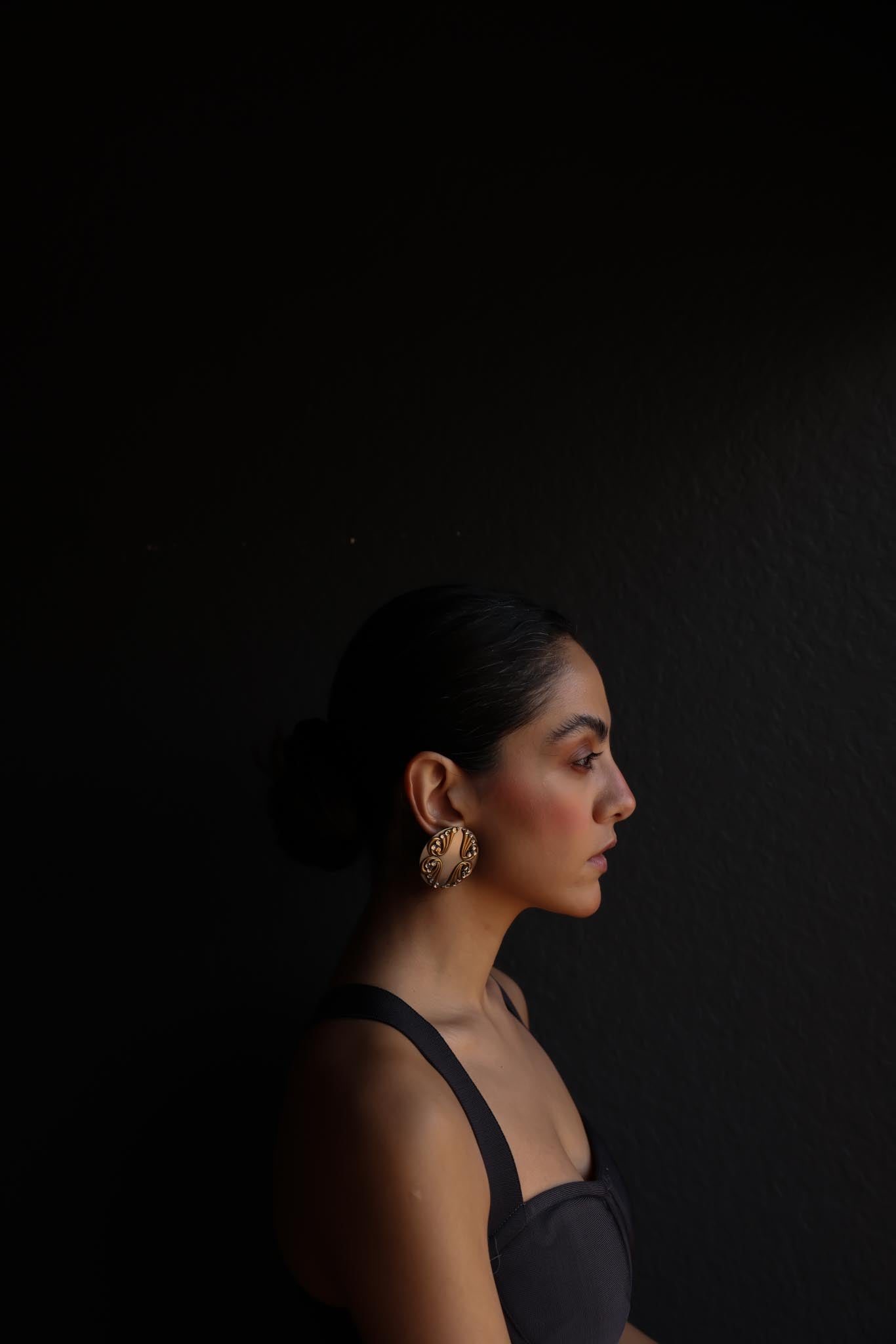 Baroque Swirl Earrings|Vintage Baazaar 