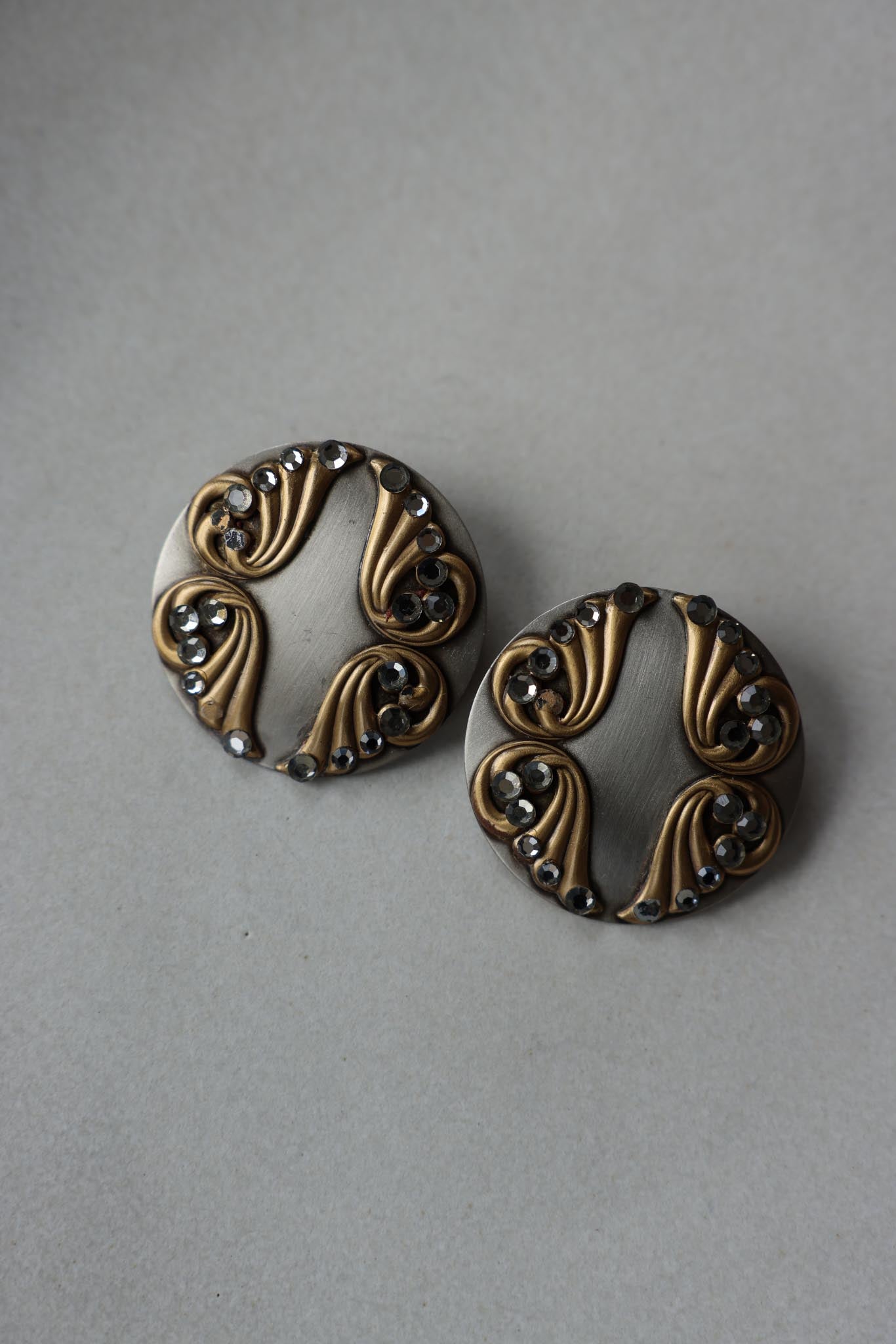 Baroque Swirl Earrings|Vintage Baazaar 