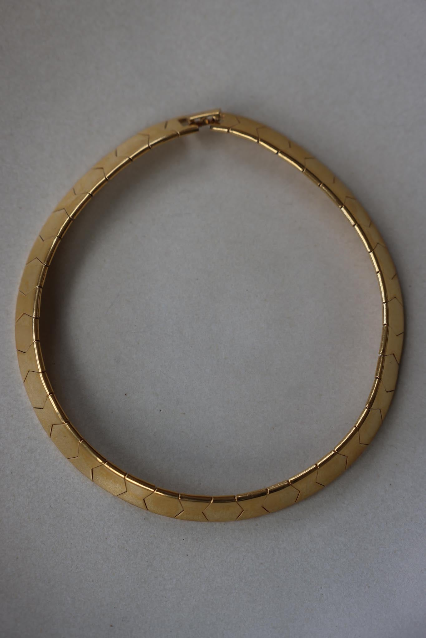 Napier Gold-Plated Collar Necklace|Vintage Baazaar 