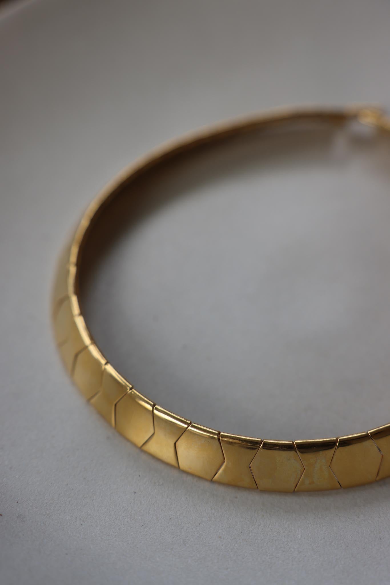 Napier Gold-Plated Collar Necklace|Vintage Baazaar 