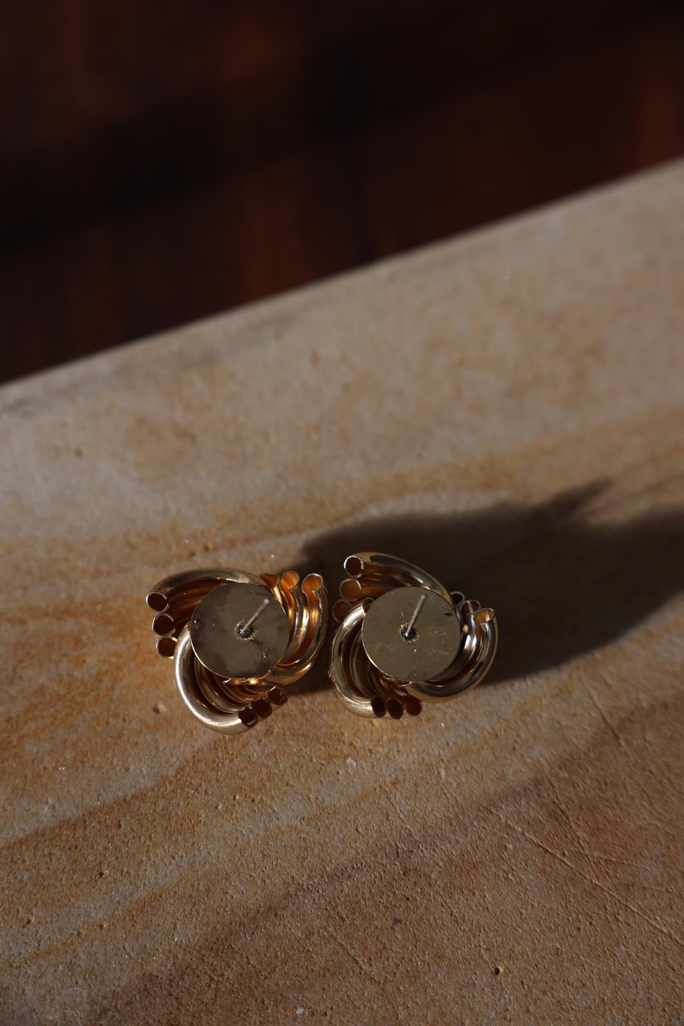 Golden Knot Earrings|Vintage Baazaar 