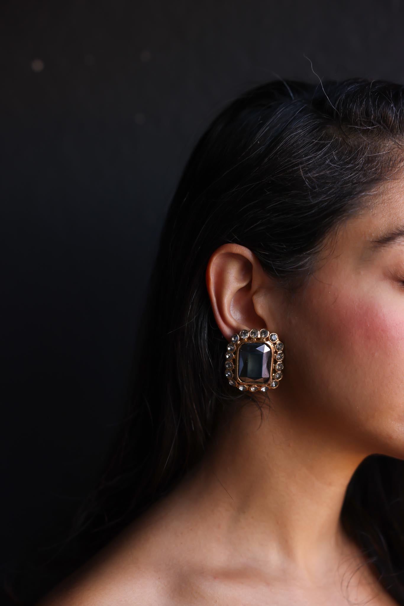Deco Drape Earrings|Vintage Baazaar 