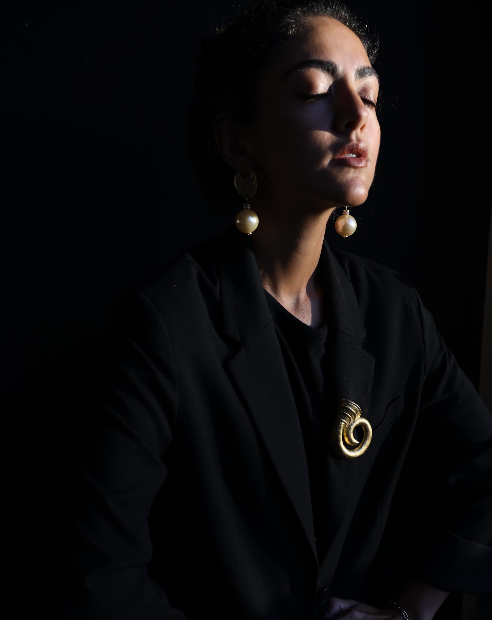 Givenchy Abstract French Horn Brooch|Vintage Baazaar 