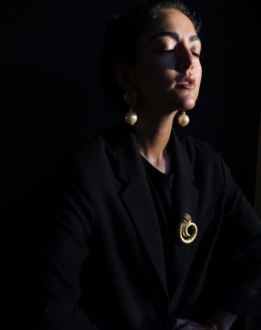 Givenchy Abstract French Horn Brooch|Vintage Baazaar 