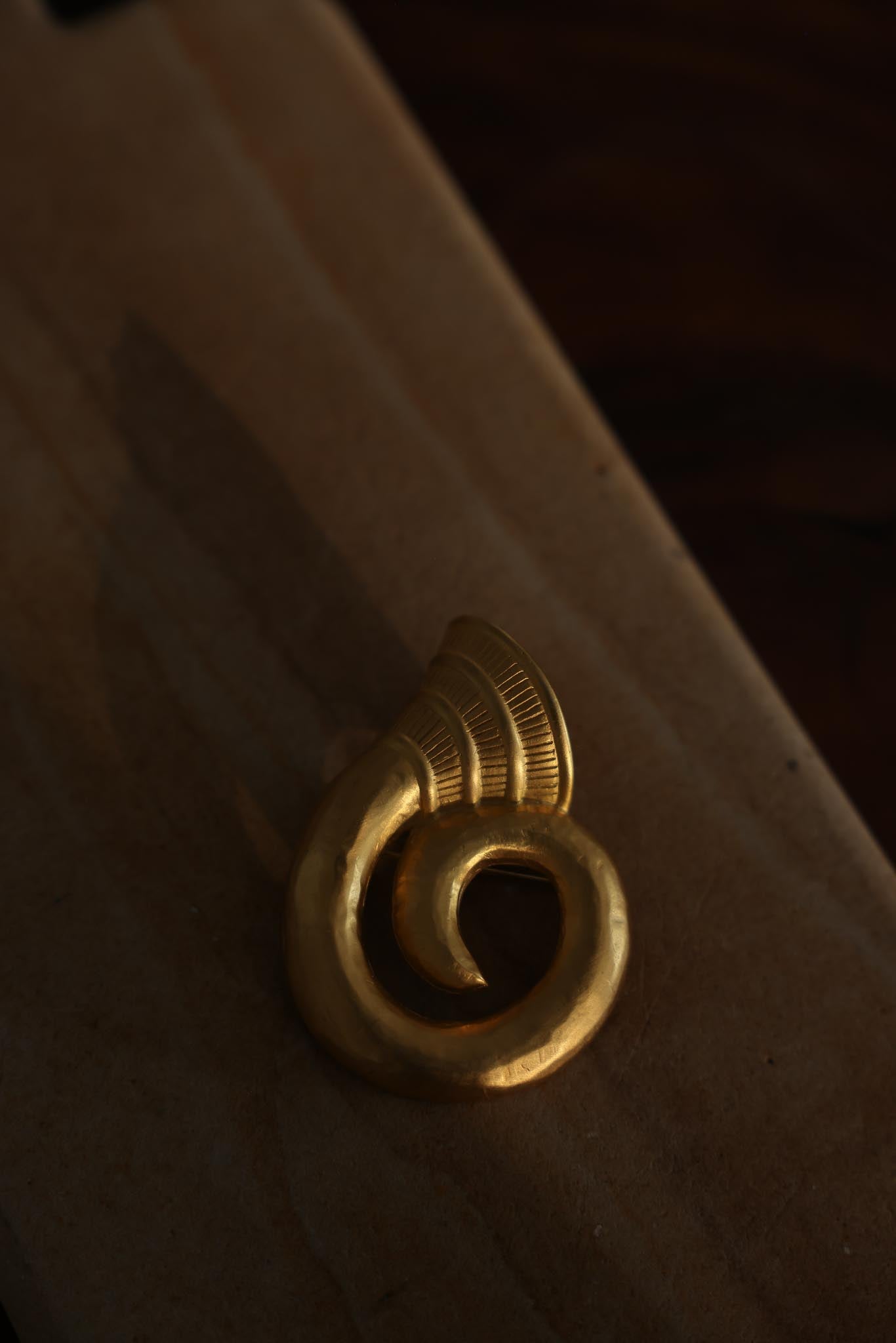 Givenchy Abstract French Horn Brooch|Vintage Baazaar 