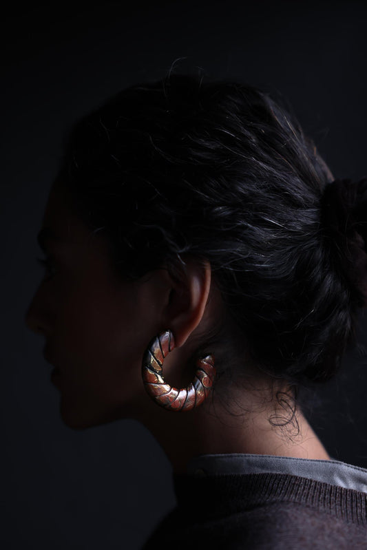 Crescent Canyon Earrings|Vintage Baazaar 