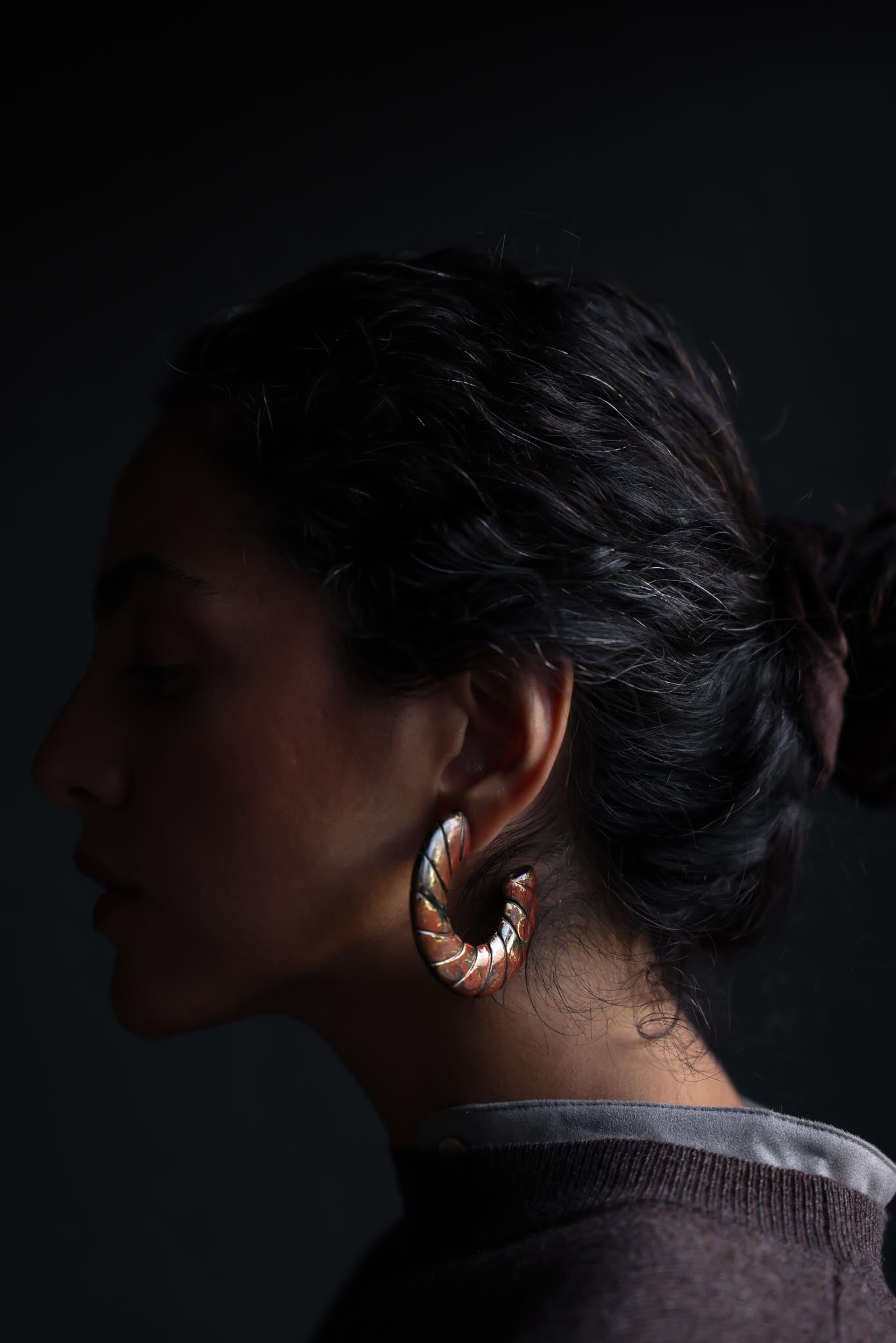 Crescent Canyon Earrings|Vintage Baazaar 