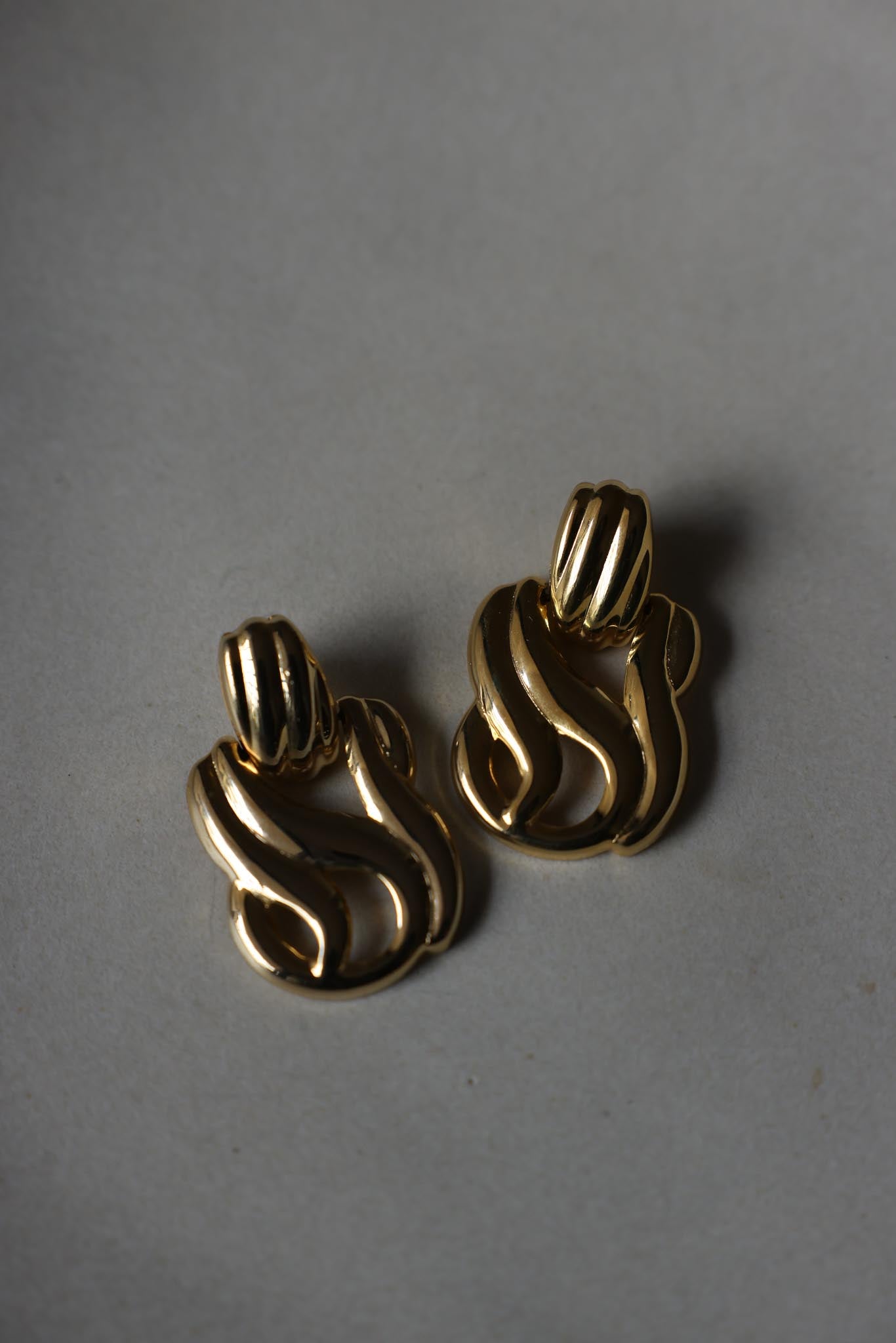 Golden Flame Statement Earrings|Vintage Baazaar 