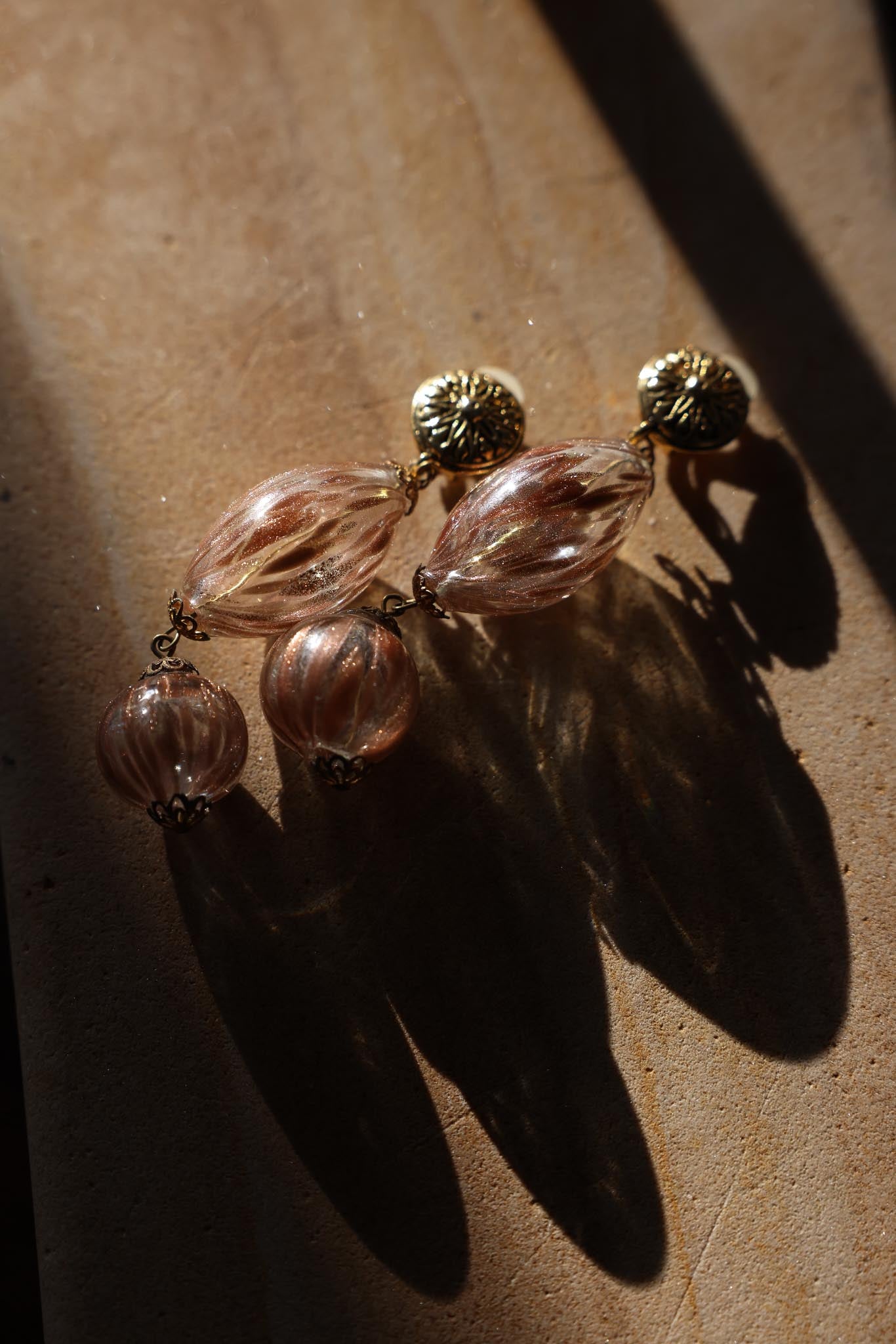 Rose Mirage Earrings|Vintage Baazaar 