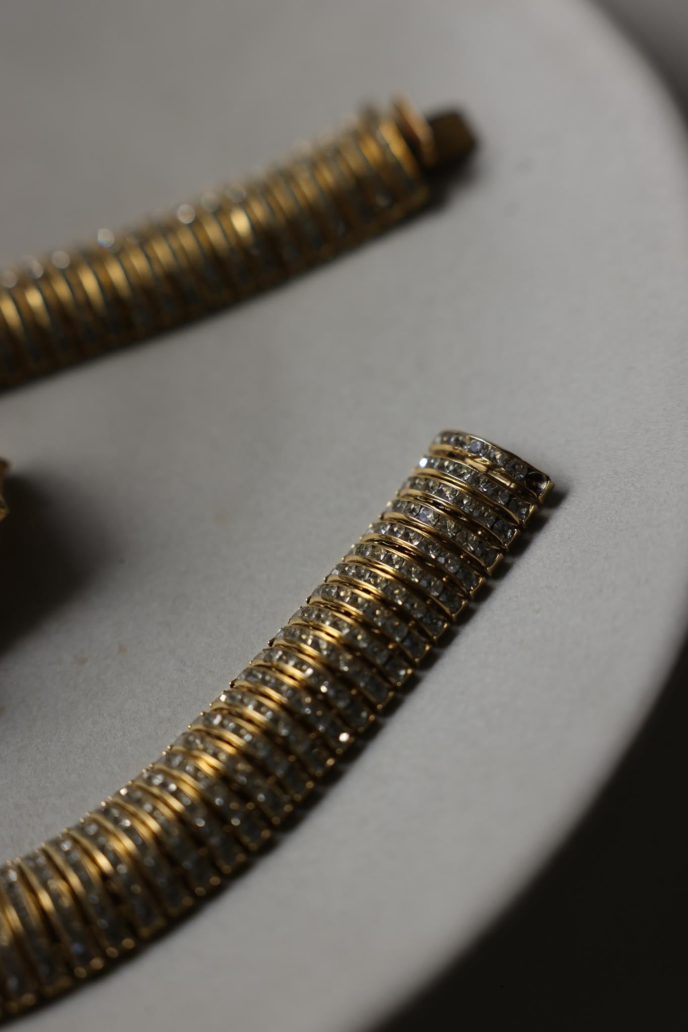 Butler & Wilson Gold-Tone Rhinestone Jewelry Set|Vintage Baazaar 