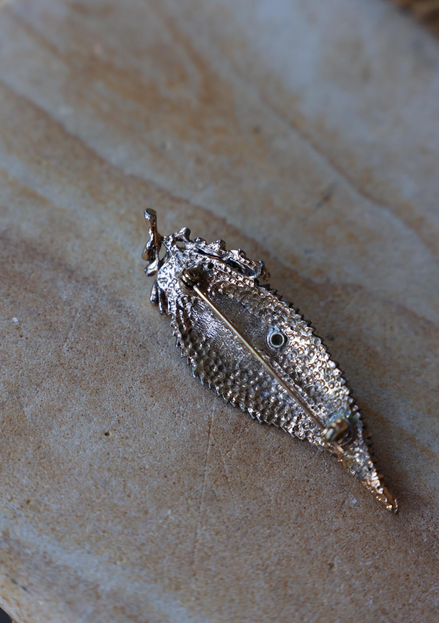Silver Laurel Leaf Brooch|Vintage Baazaar 