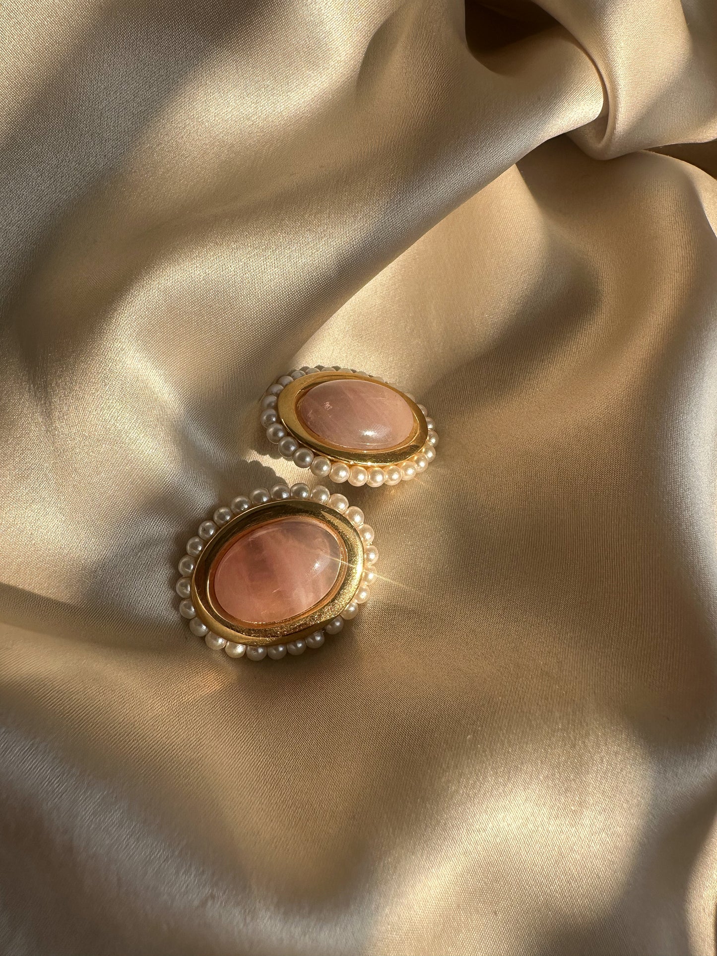 Napier Pearl Glow Earrings|Vintage Baazaar 