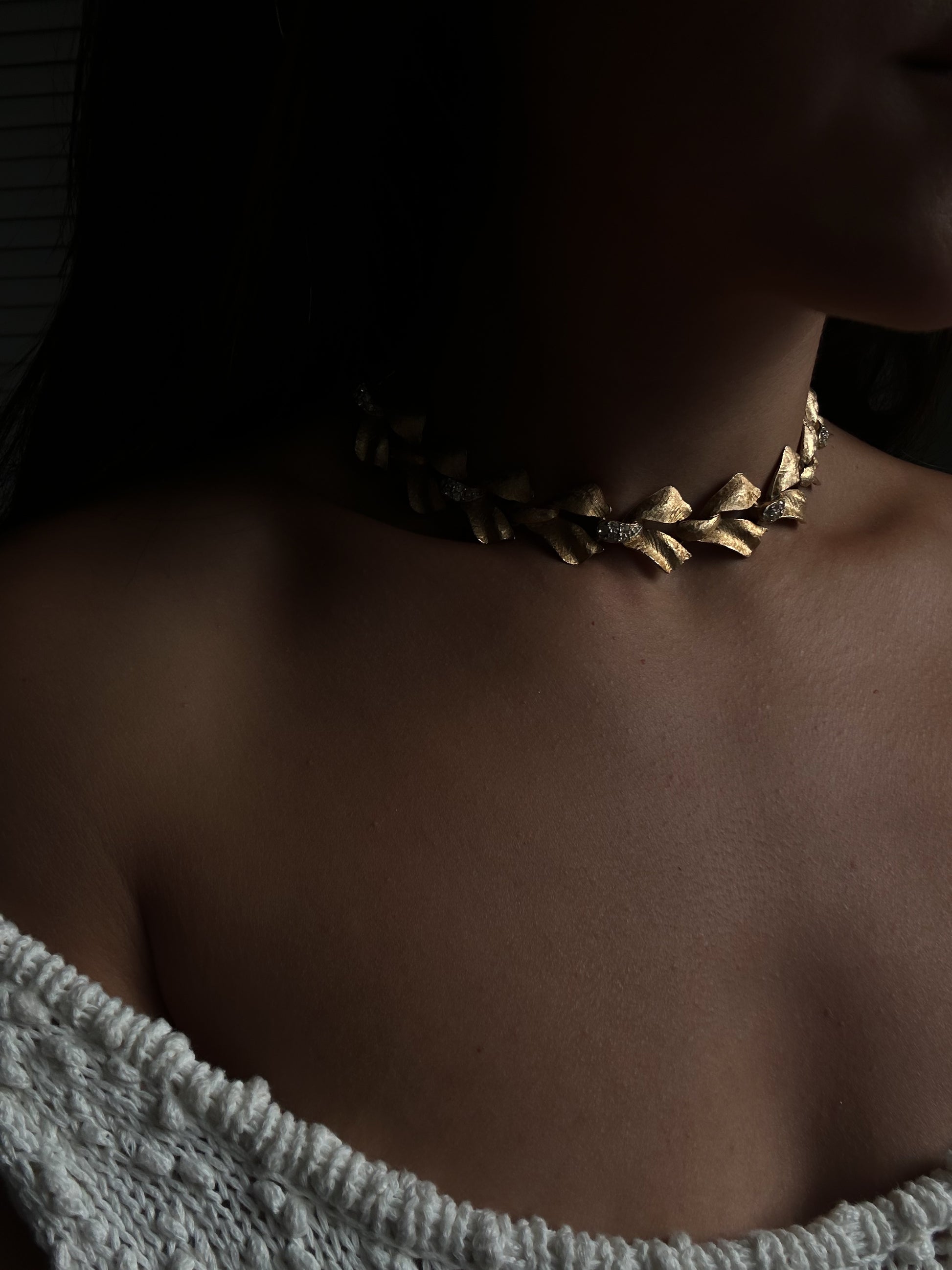 Twist of Elegance Necklace|Vintage Baazaar 