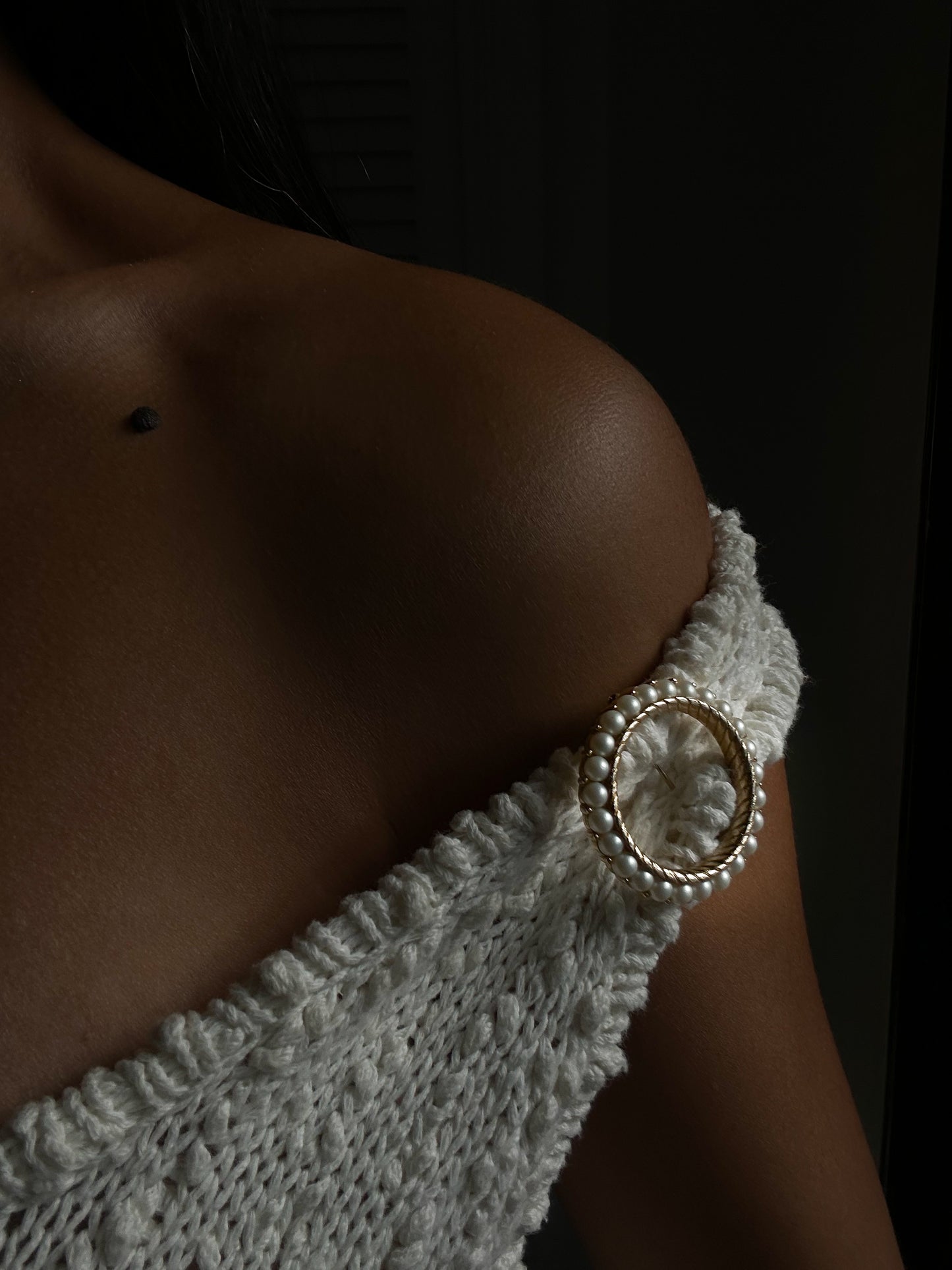 Trifari Pearl Halo Brooch|Vintage Baazaar 