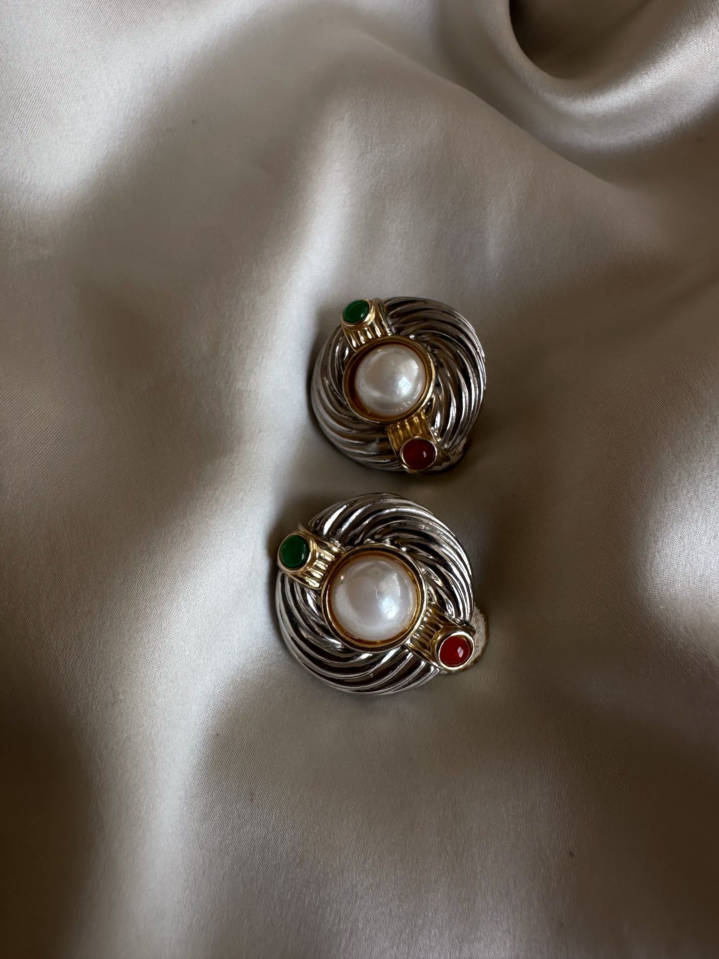 Galaxy Pearl Earrings|Vintage Baazaar 