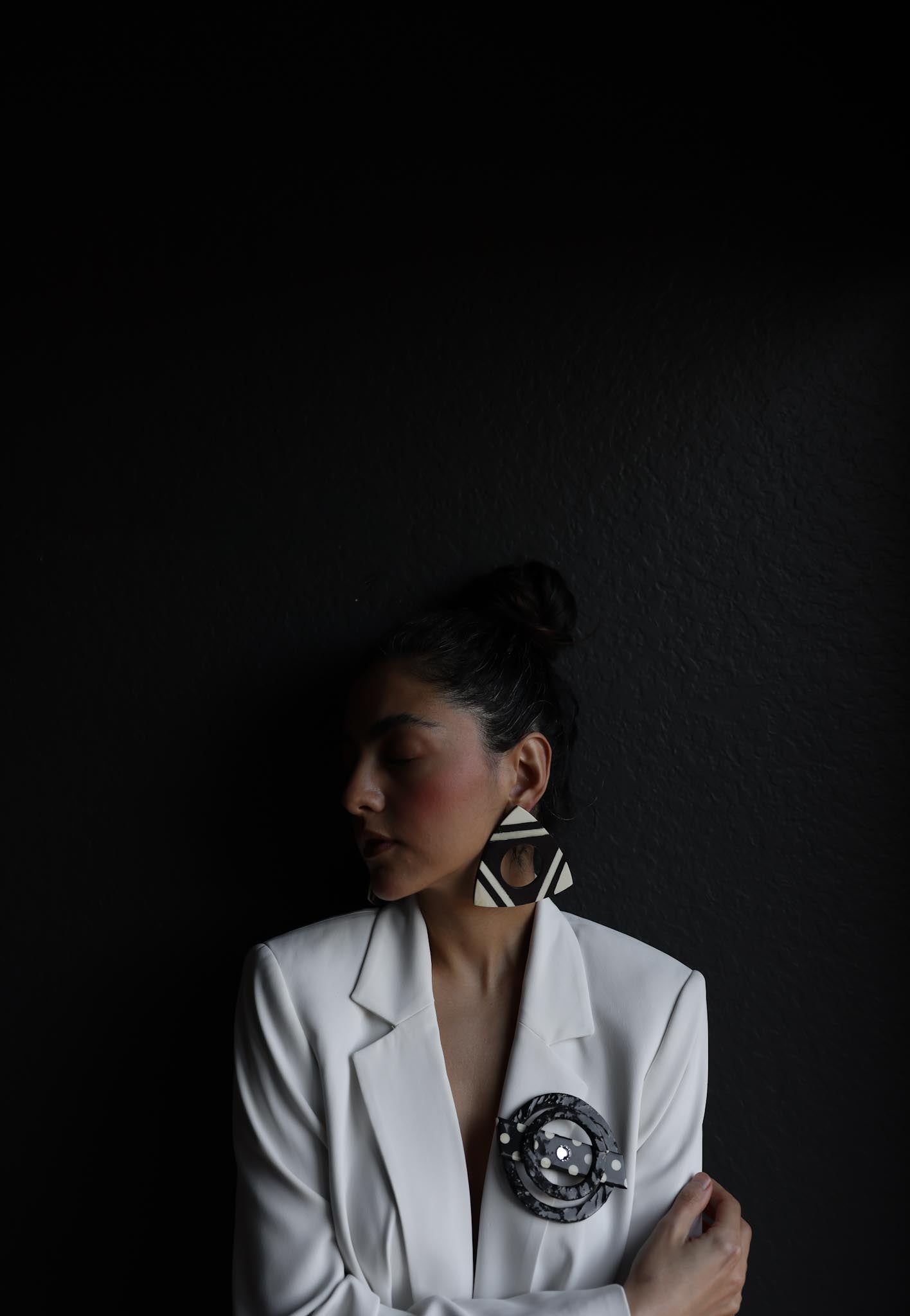 Geometric Statement Earrings|Vintage Baazaar 