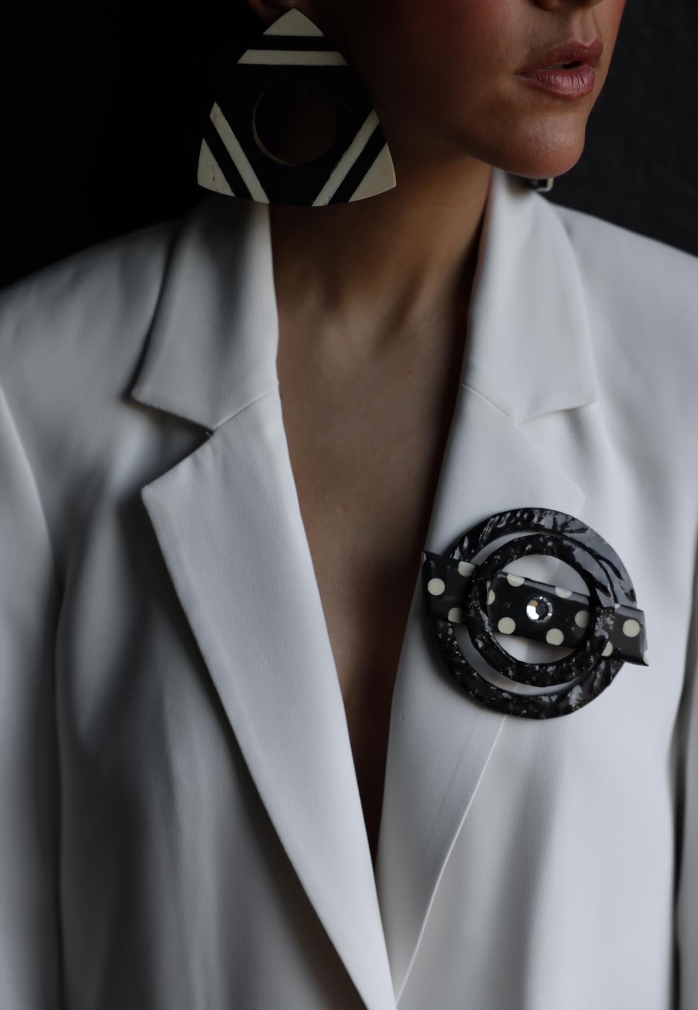 Geometric Statement Earrings|Vintage Baazaar 