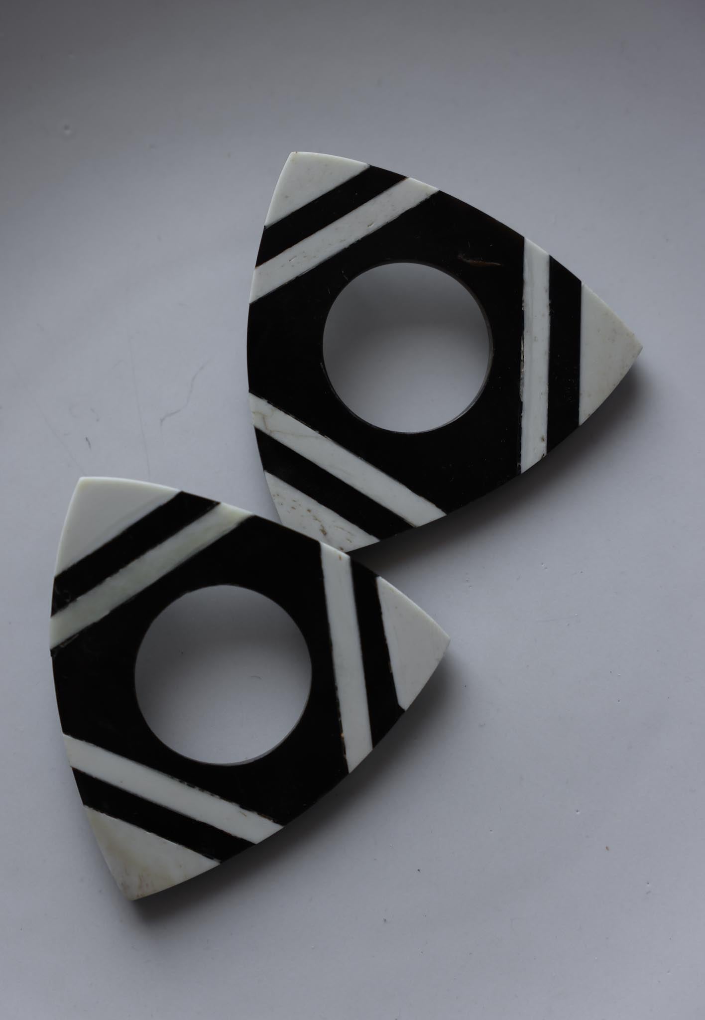 Geometric Statement Earrings|Vintage Baazaar 
