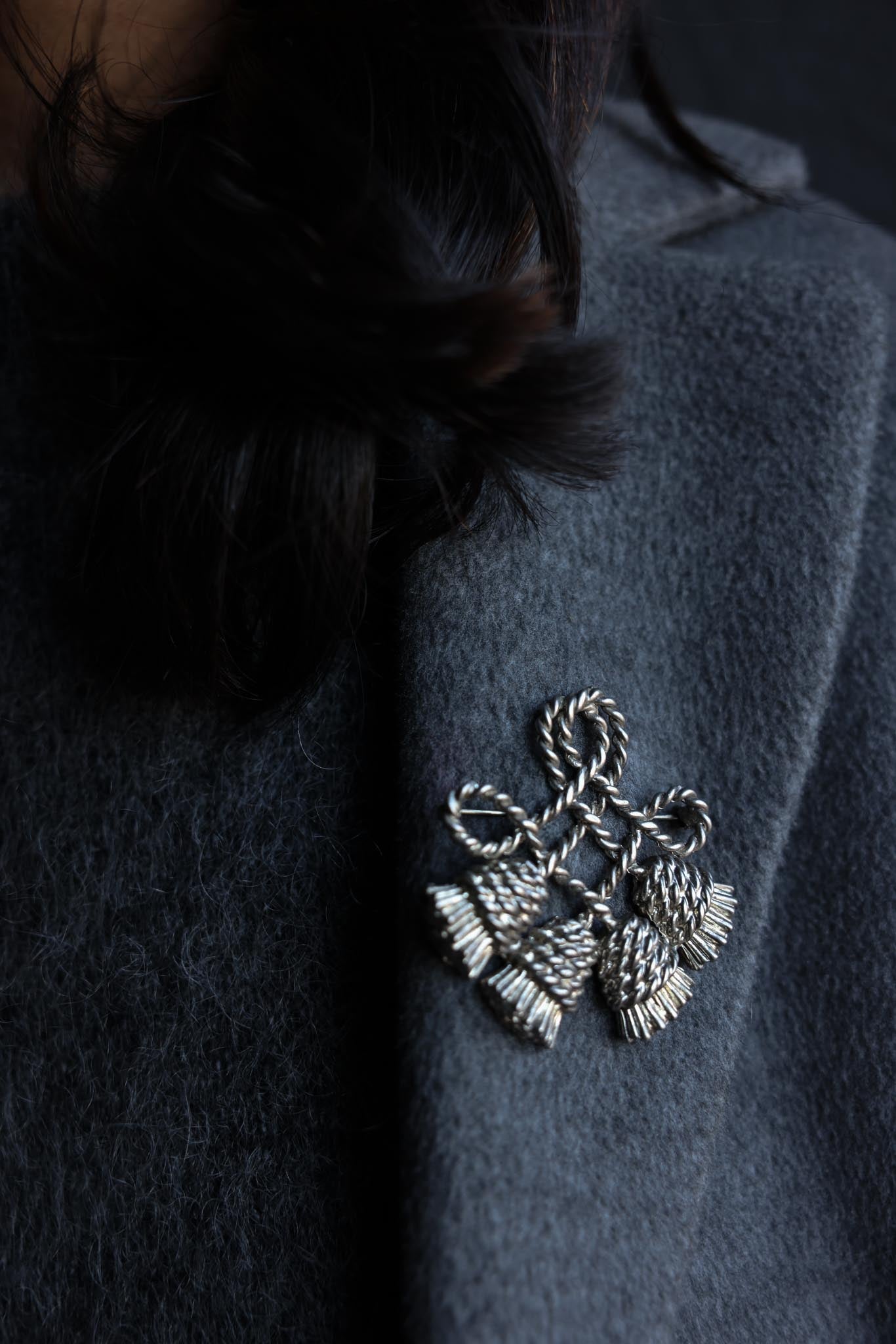 Silver Tone Bell Brooch|Vintage Baazaar 